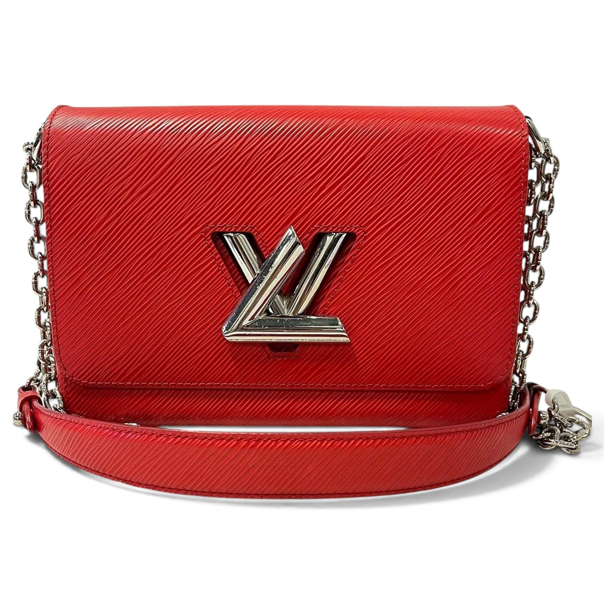Twist leather handbag