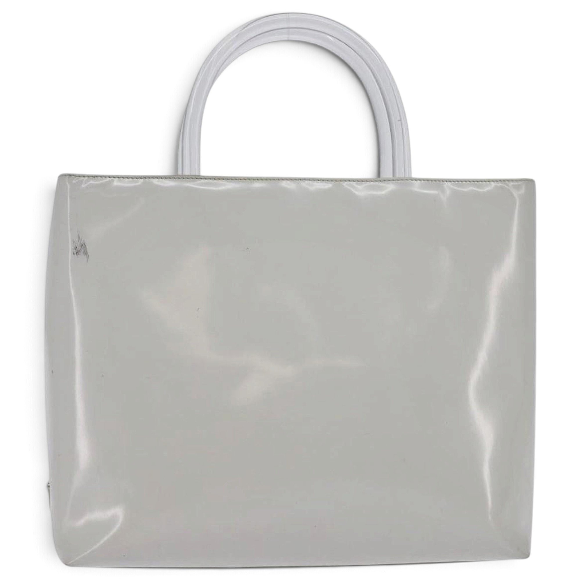 Patent leather handbag