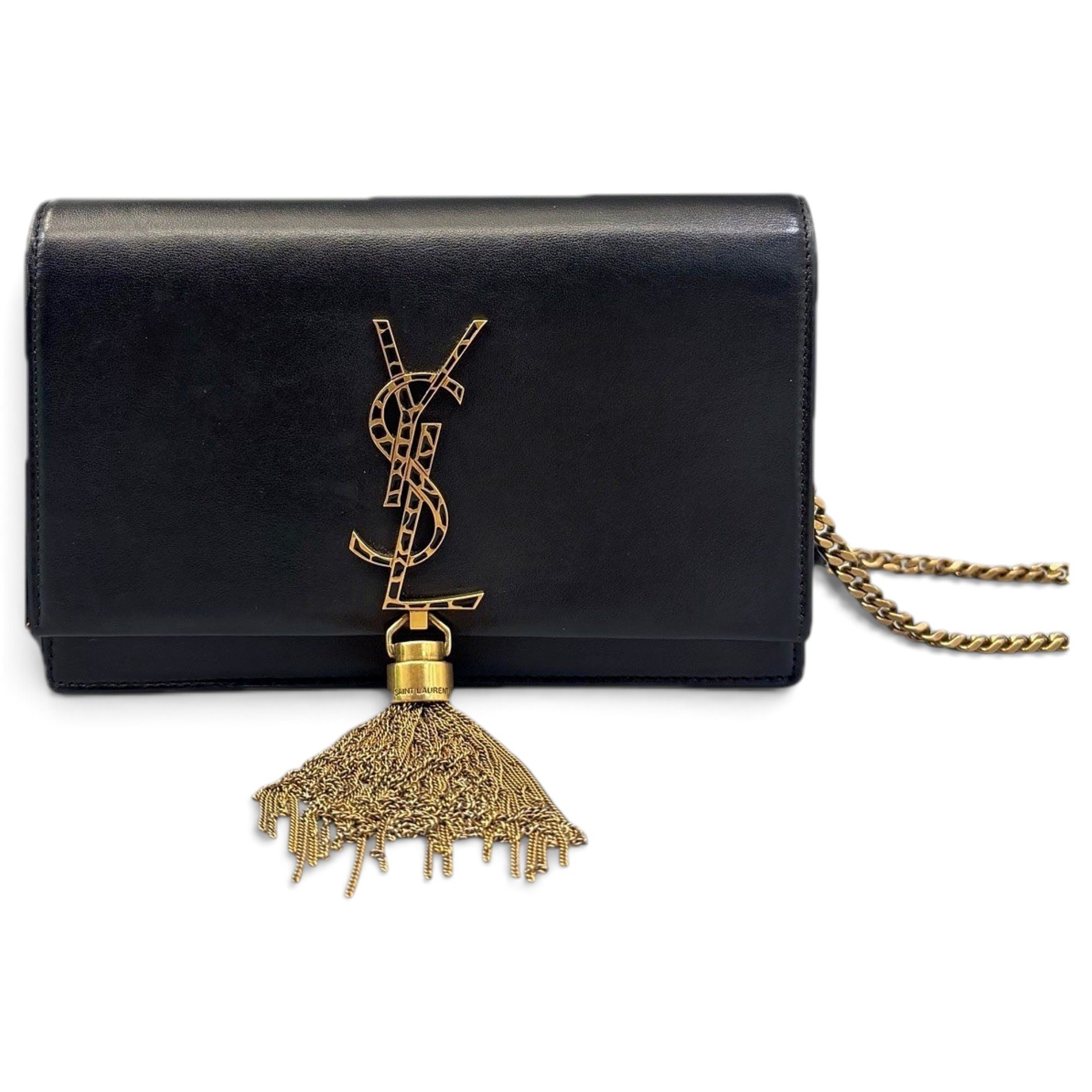 Pompom Kate leather handbag