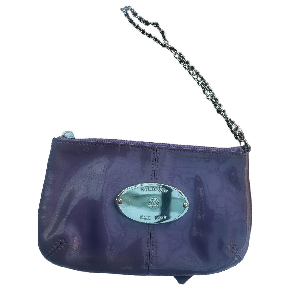 Mulberry Patent leather clutch bag