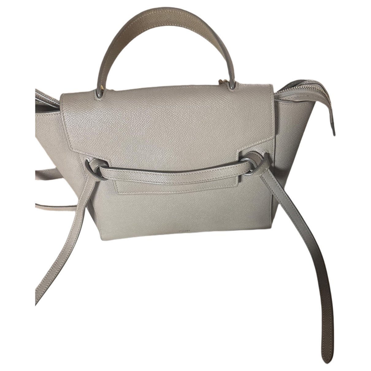 Belt leather handbag