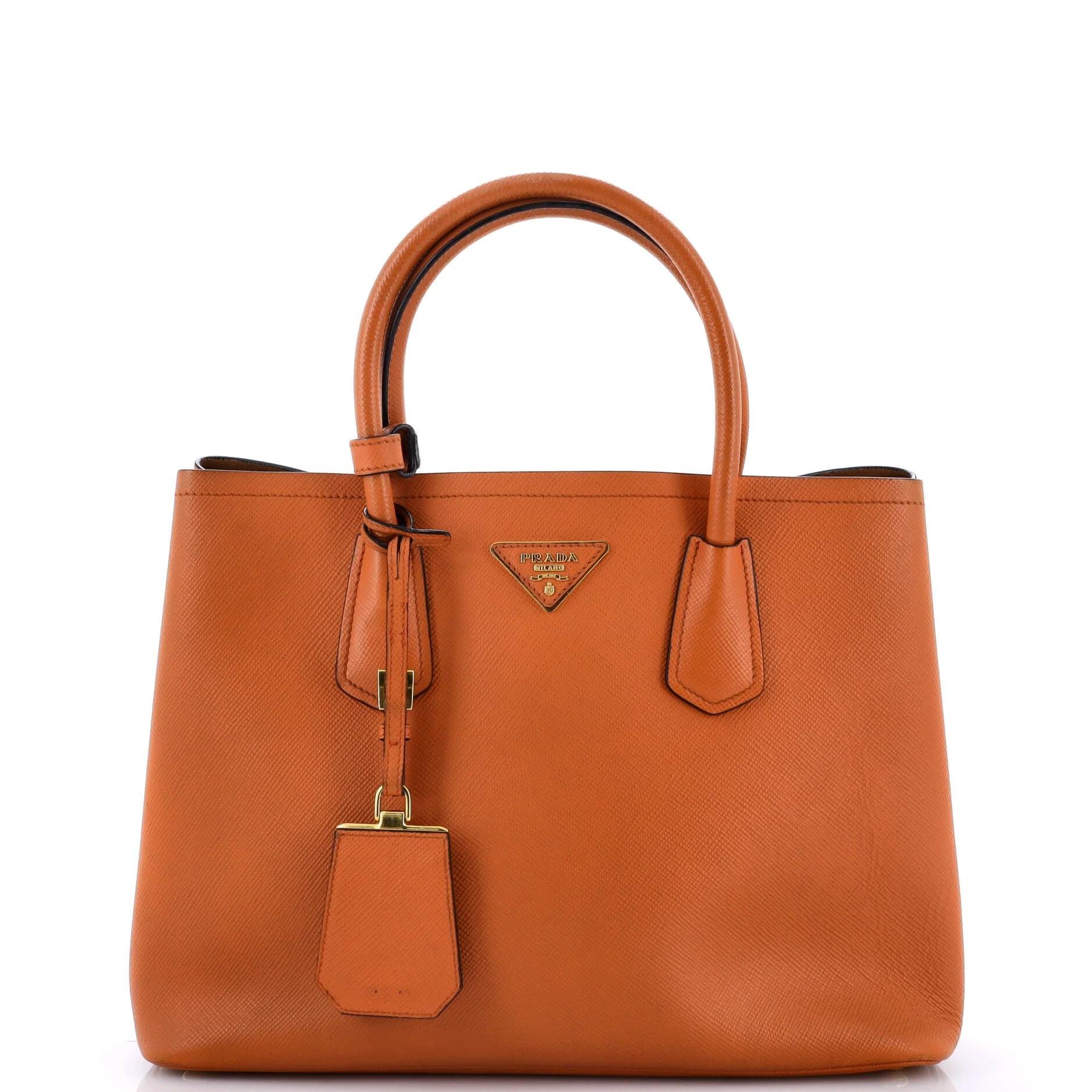 Leather tote