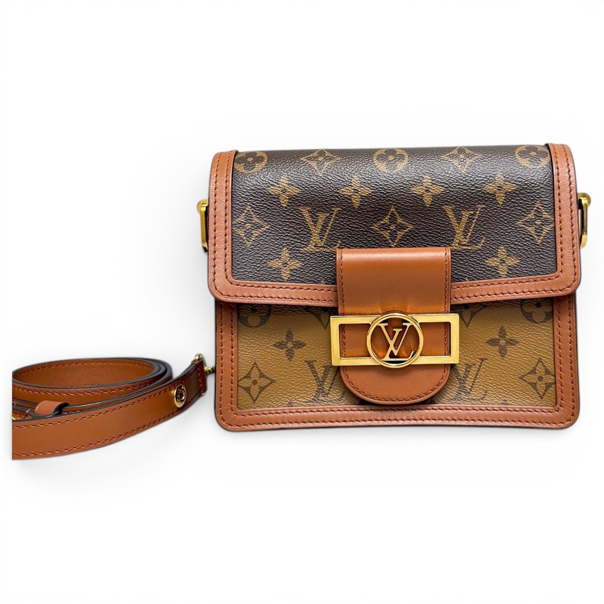 Dauphine Mini leather handbag