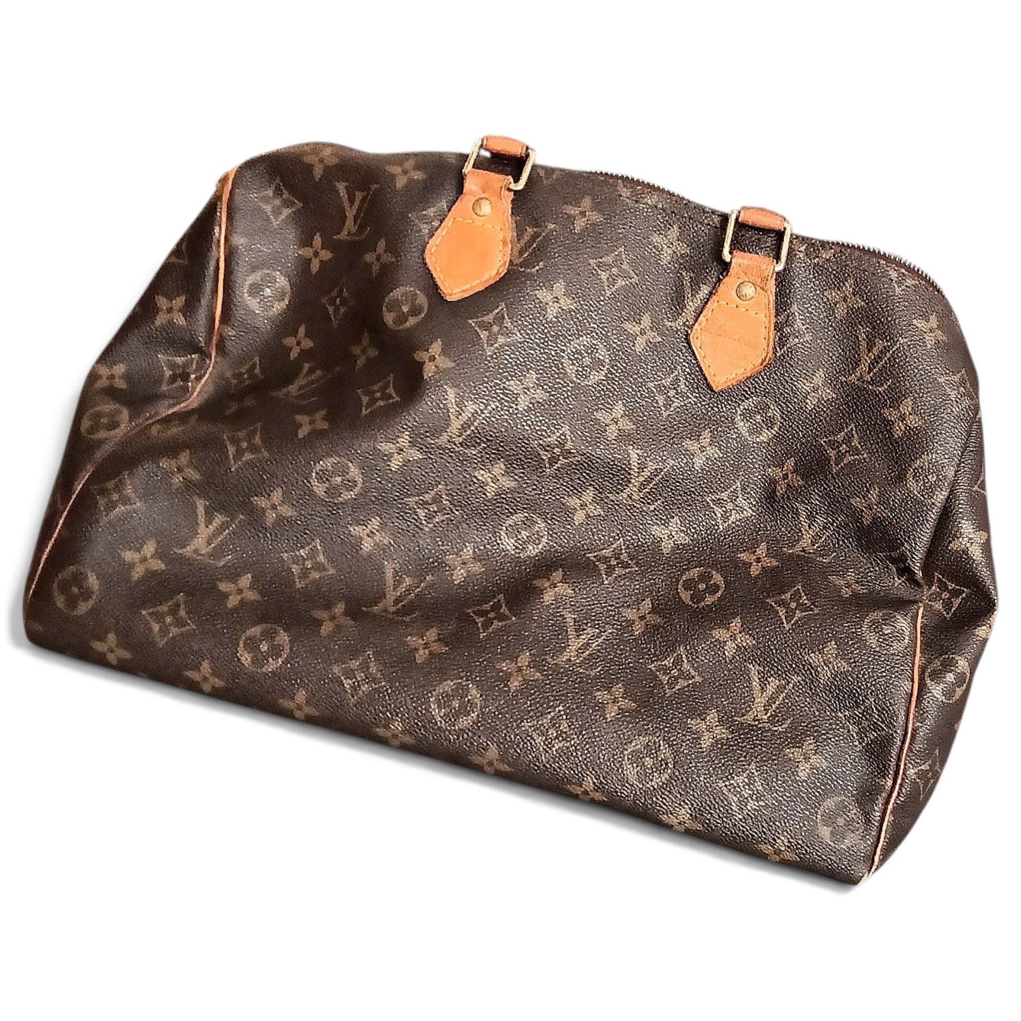 Speedy leather handbag