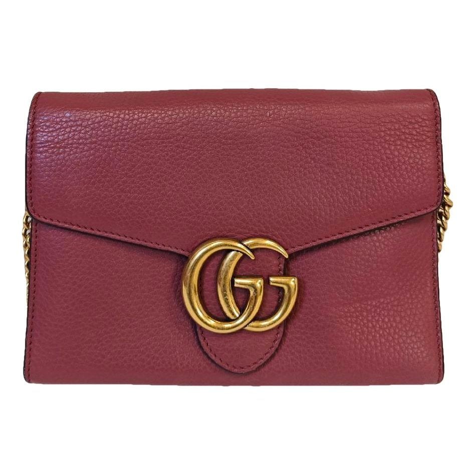 GG Marmont Chain leather crossbody bag