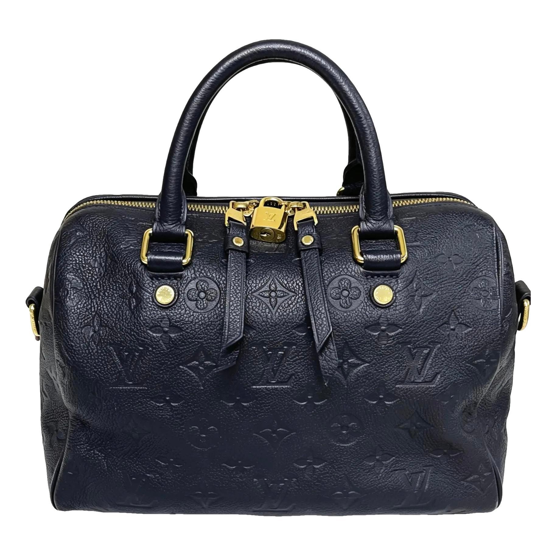 Speedy leather handbag