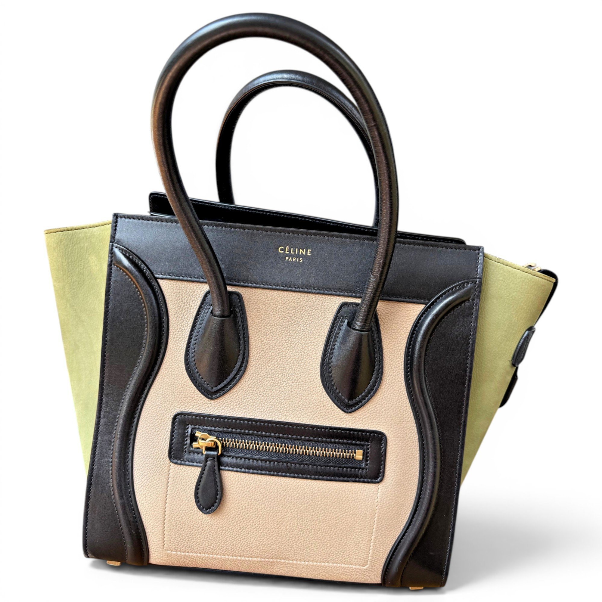 Luggage leather handbag