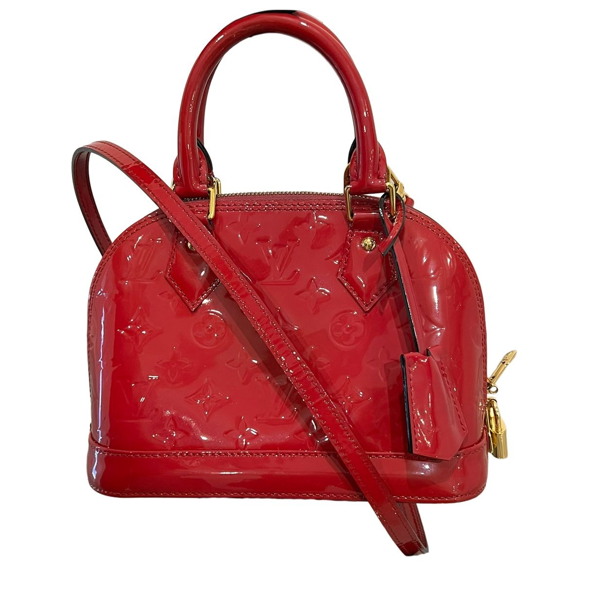 Alma BB patent leather handbag