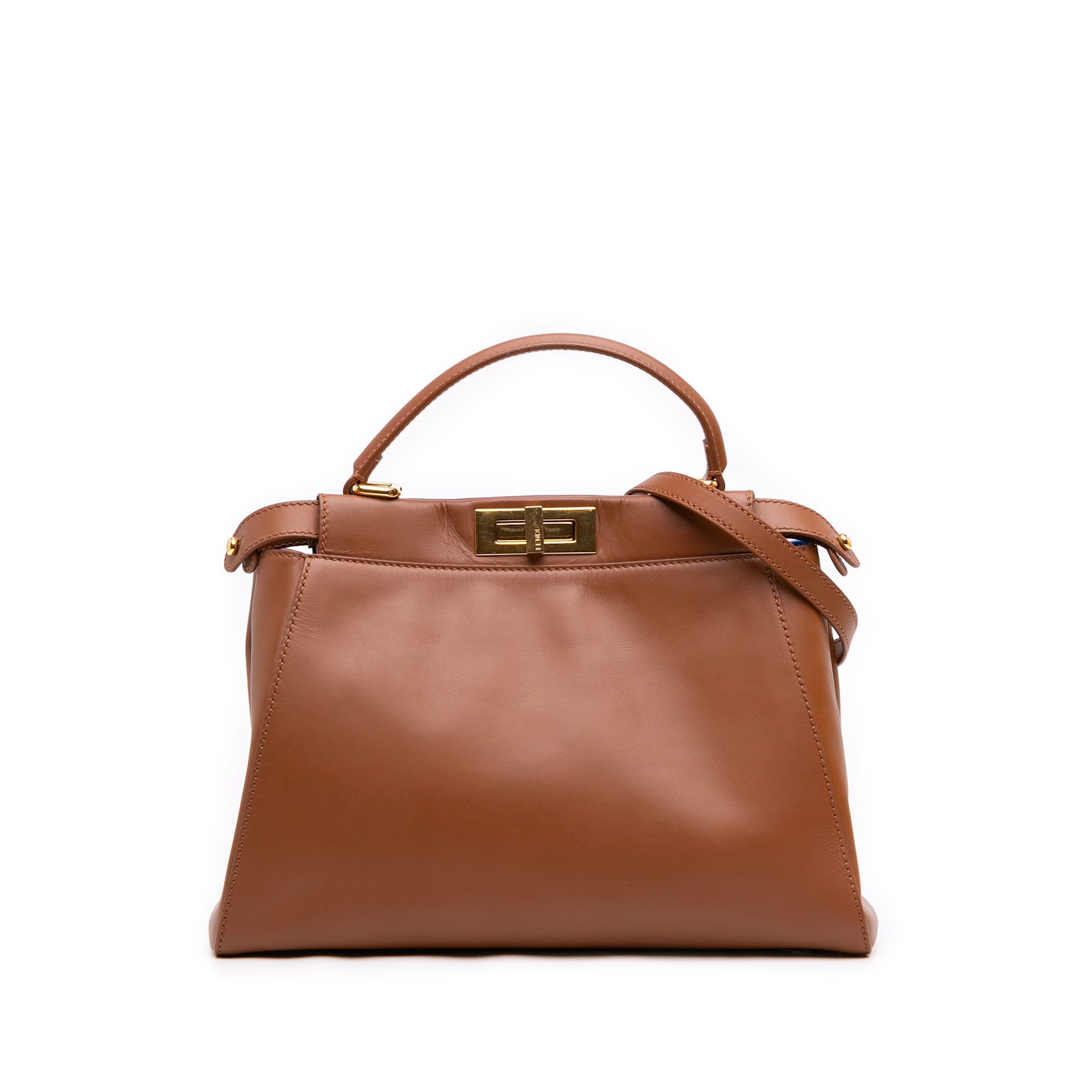 Peekaboo leather handbag
