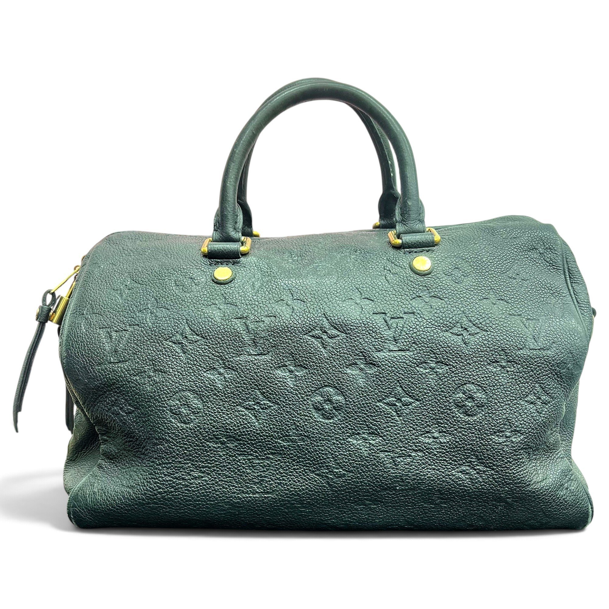 Speedy leather handbag