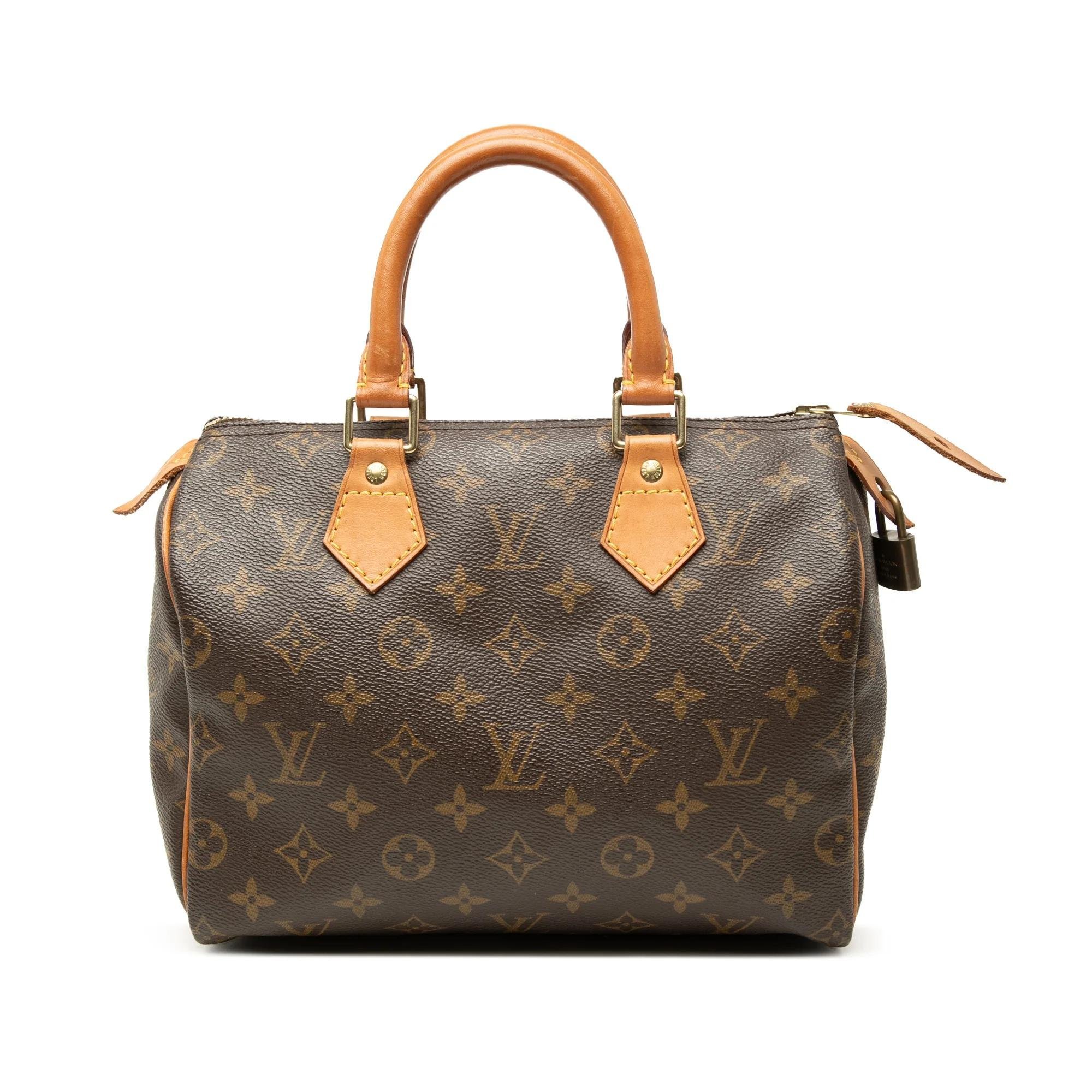 Speedy leather bag