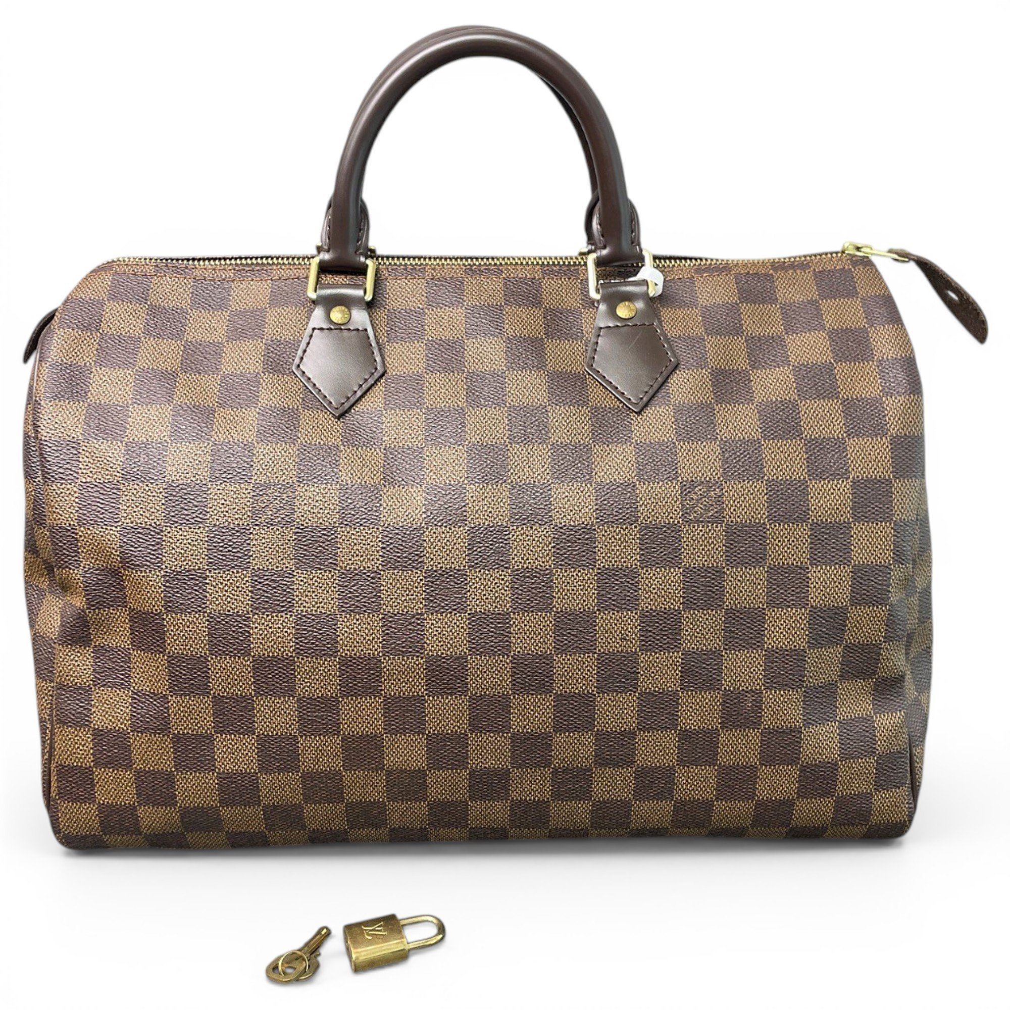 Speedy leather handbag