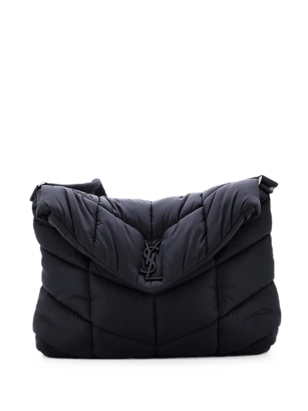 Loulou Puffer Messenger Bag Quilted Econyl shoulder bag