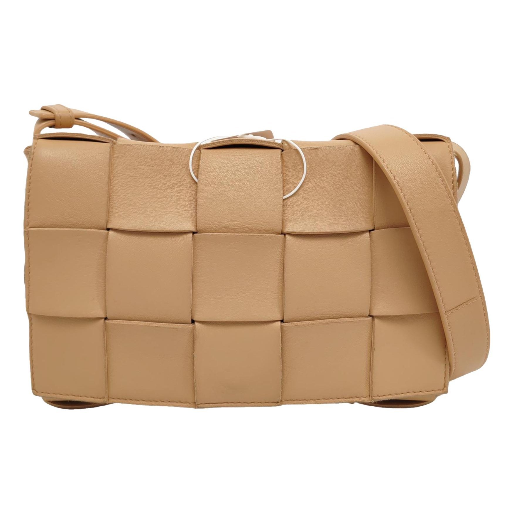 Cassette leather crossbody bag