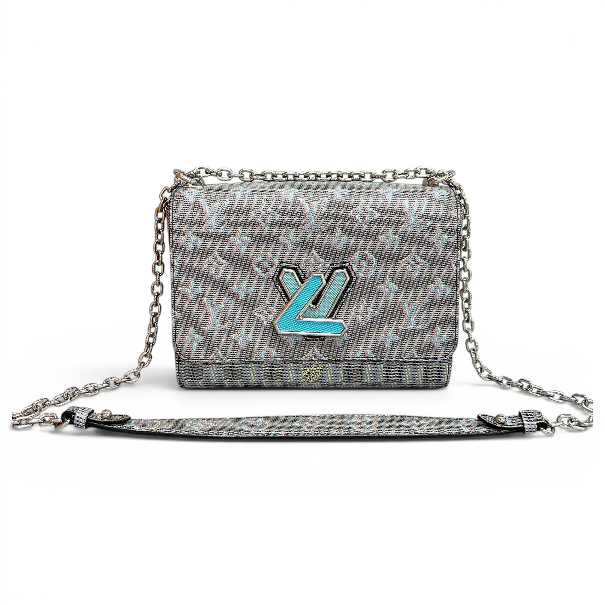 Twist leather crossbody bag
