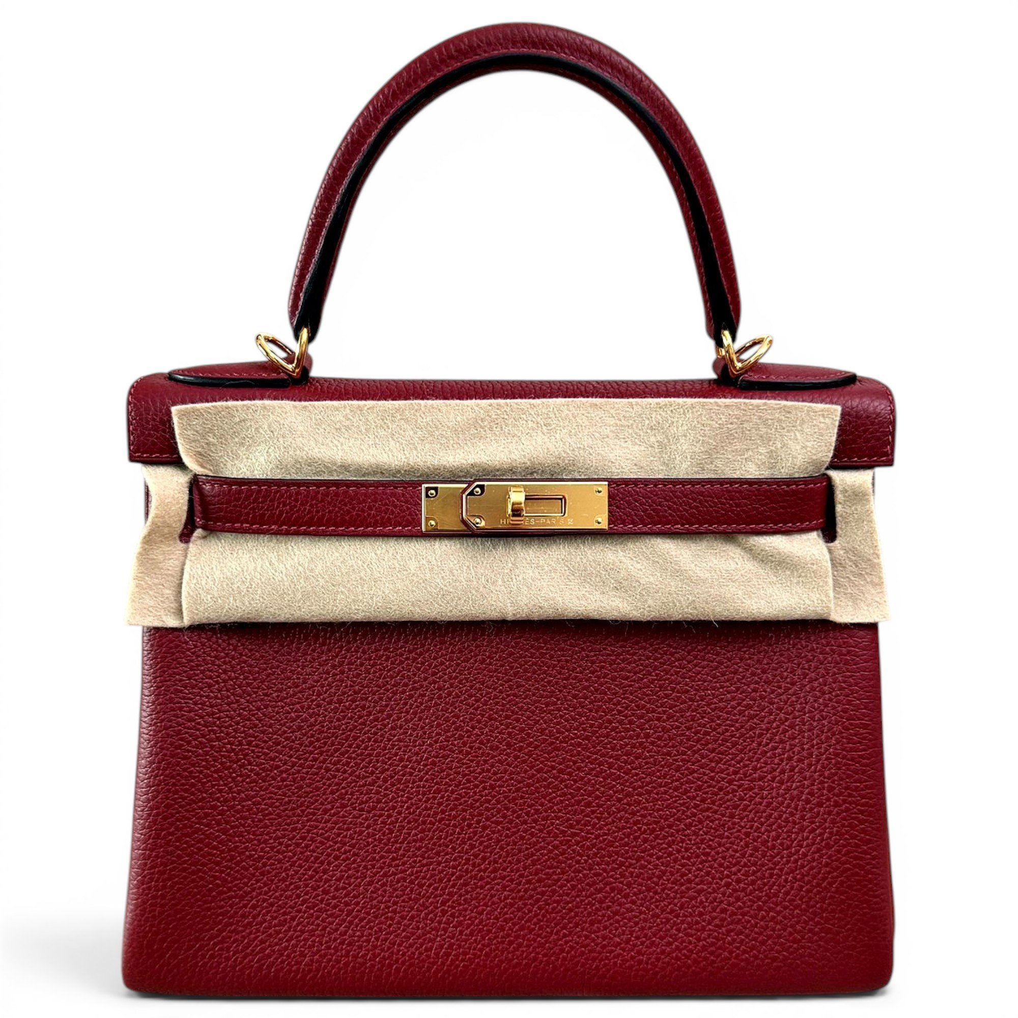 Kelly 28 leather handbag