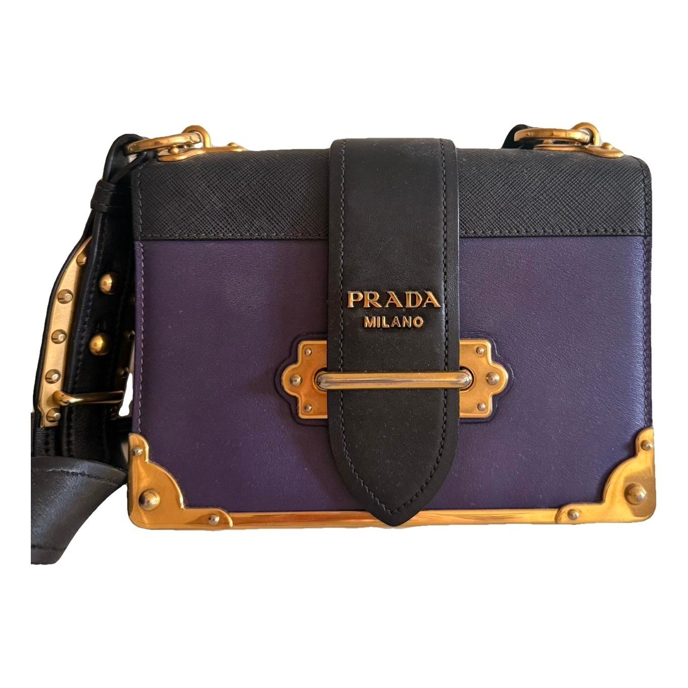 Cahier leather handbag