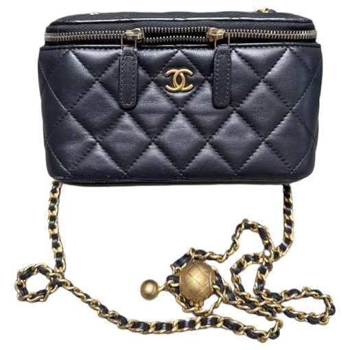 Trendy CC Vanity leather handbag