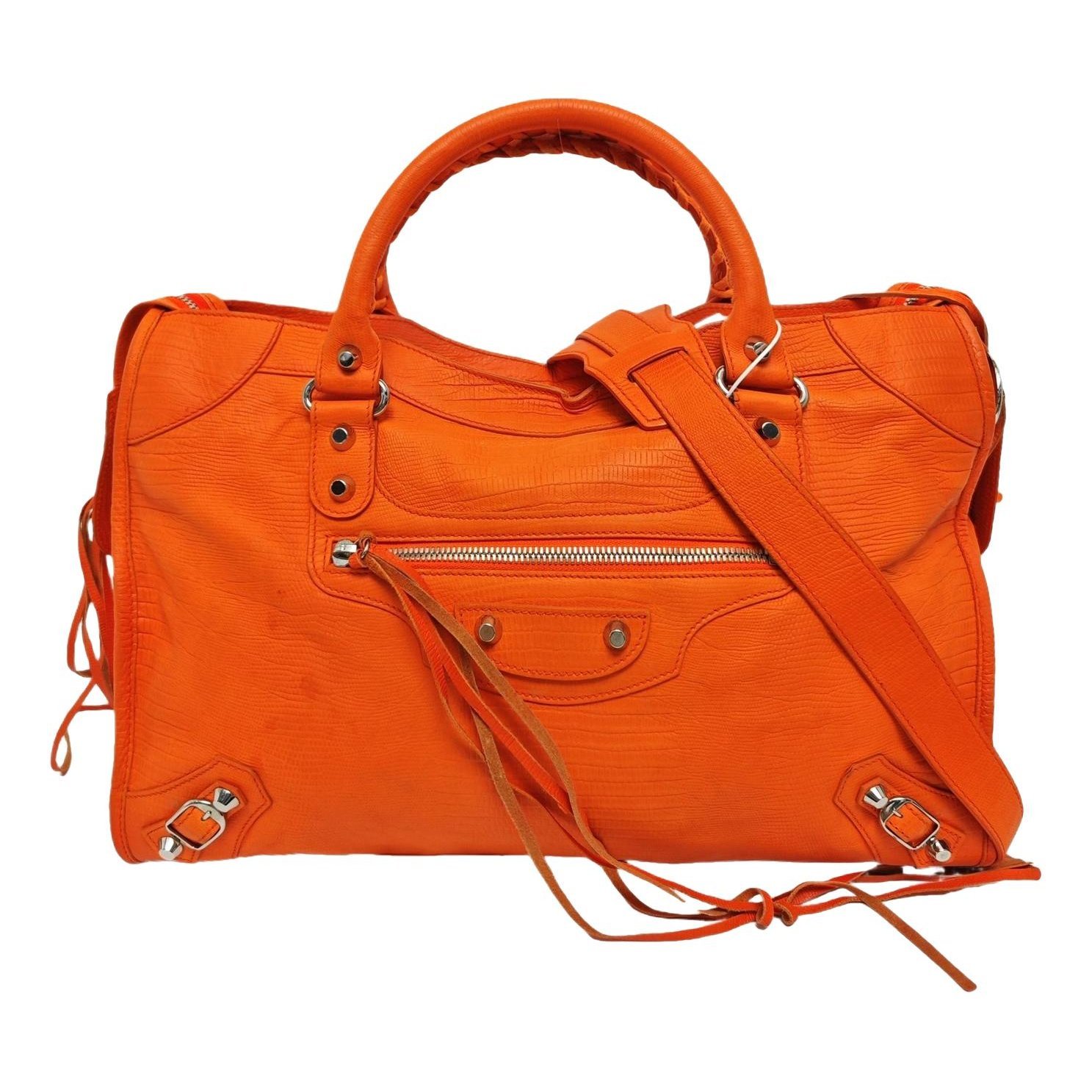 Leather handbag