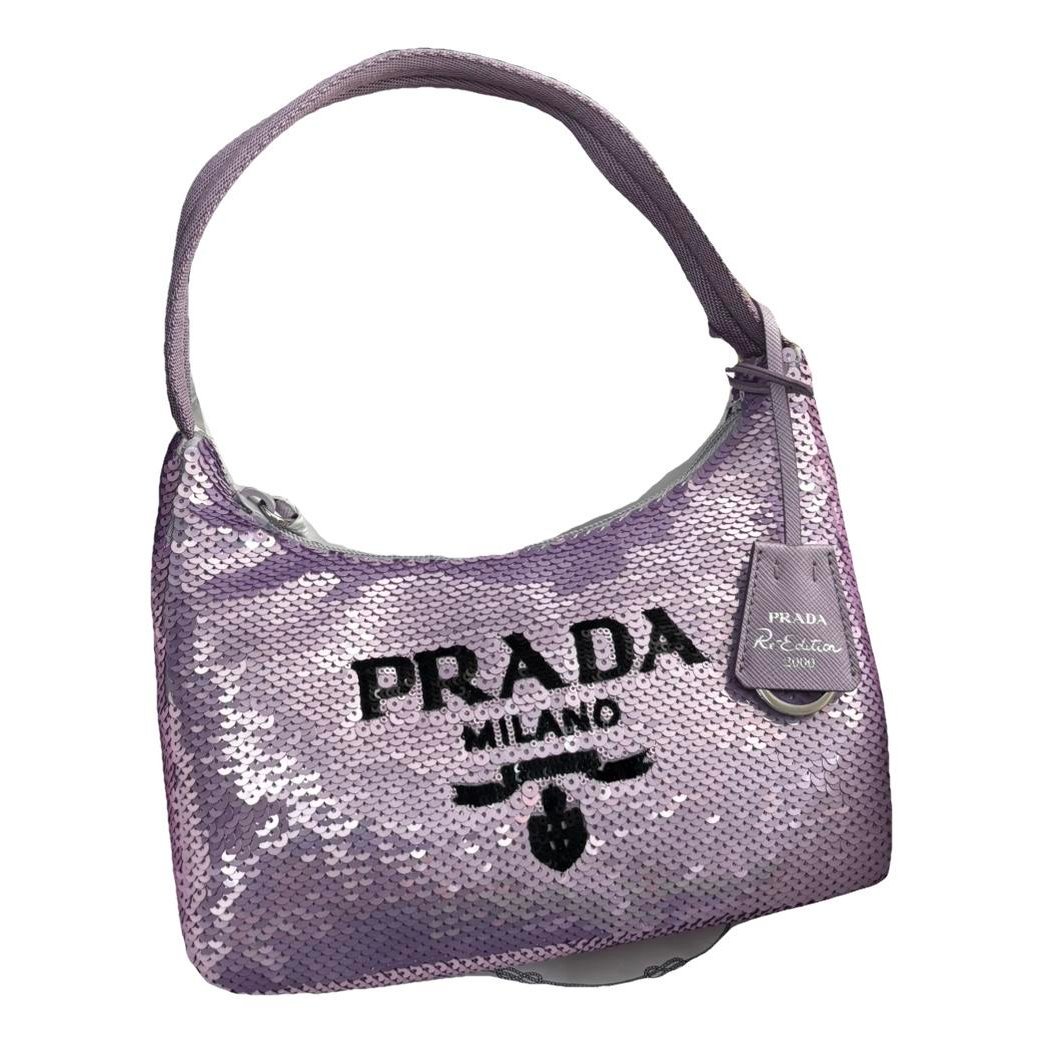 Re-Edition 2000 glitter handbag
