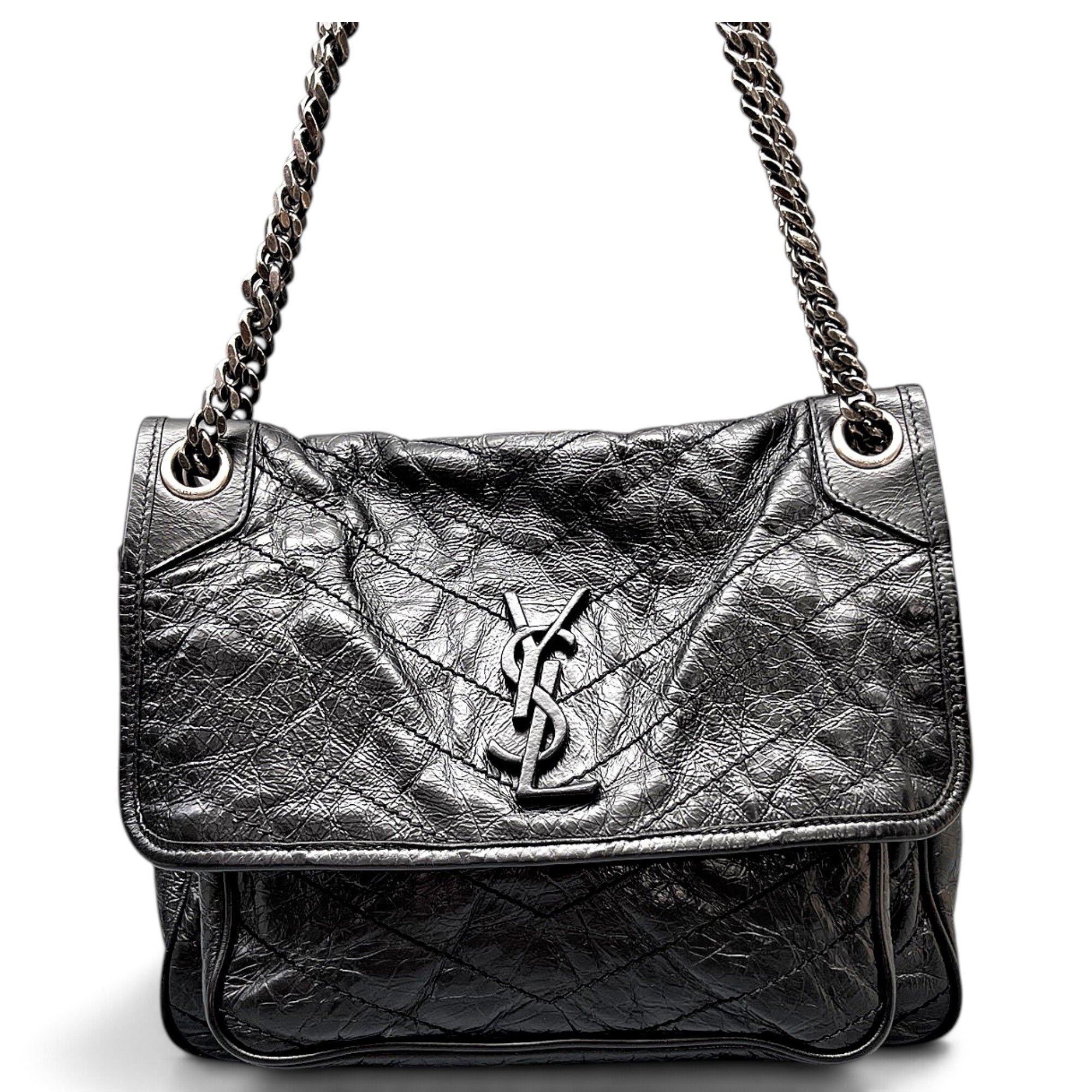 Niki leather crossbody bag