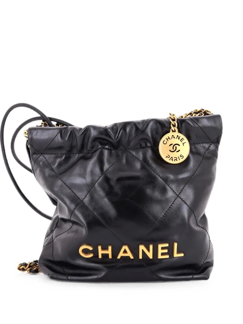 22 Chain Hobo Quilted Calfskin Mini crossbody bag