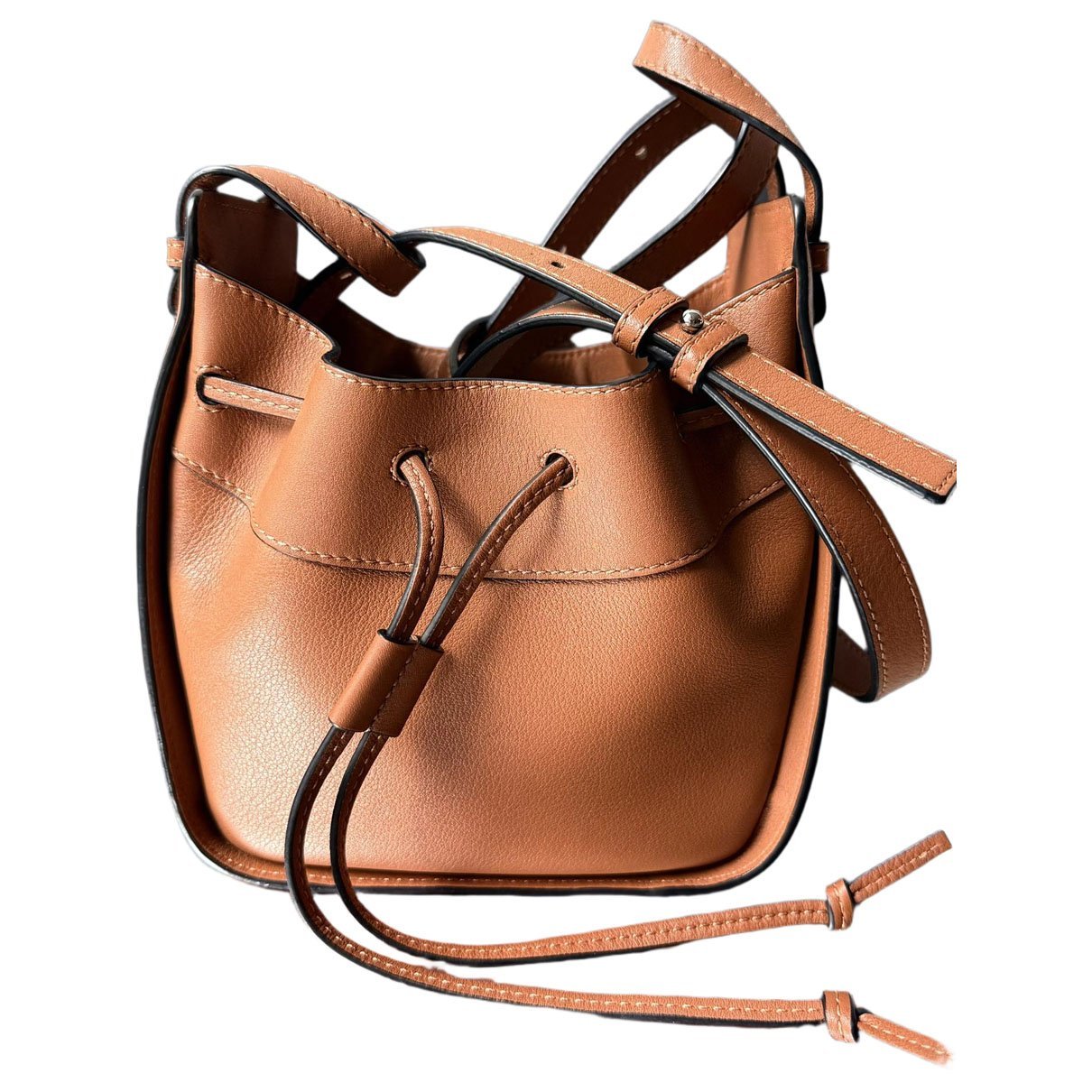 Hammock leather crossbody bag