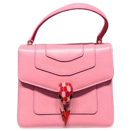 Serpenti leather handbag