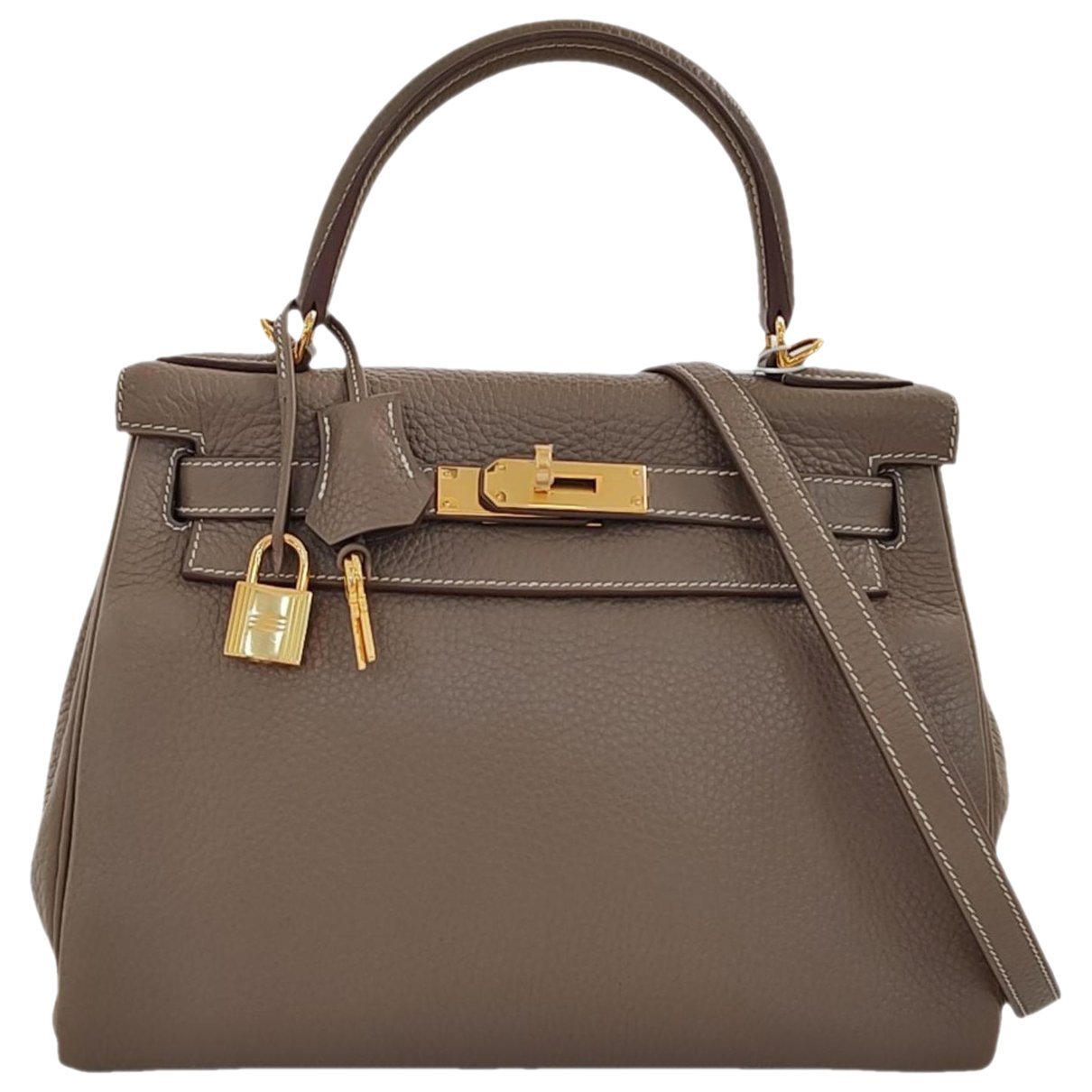 Kelly 28 leather handbag