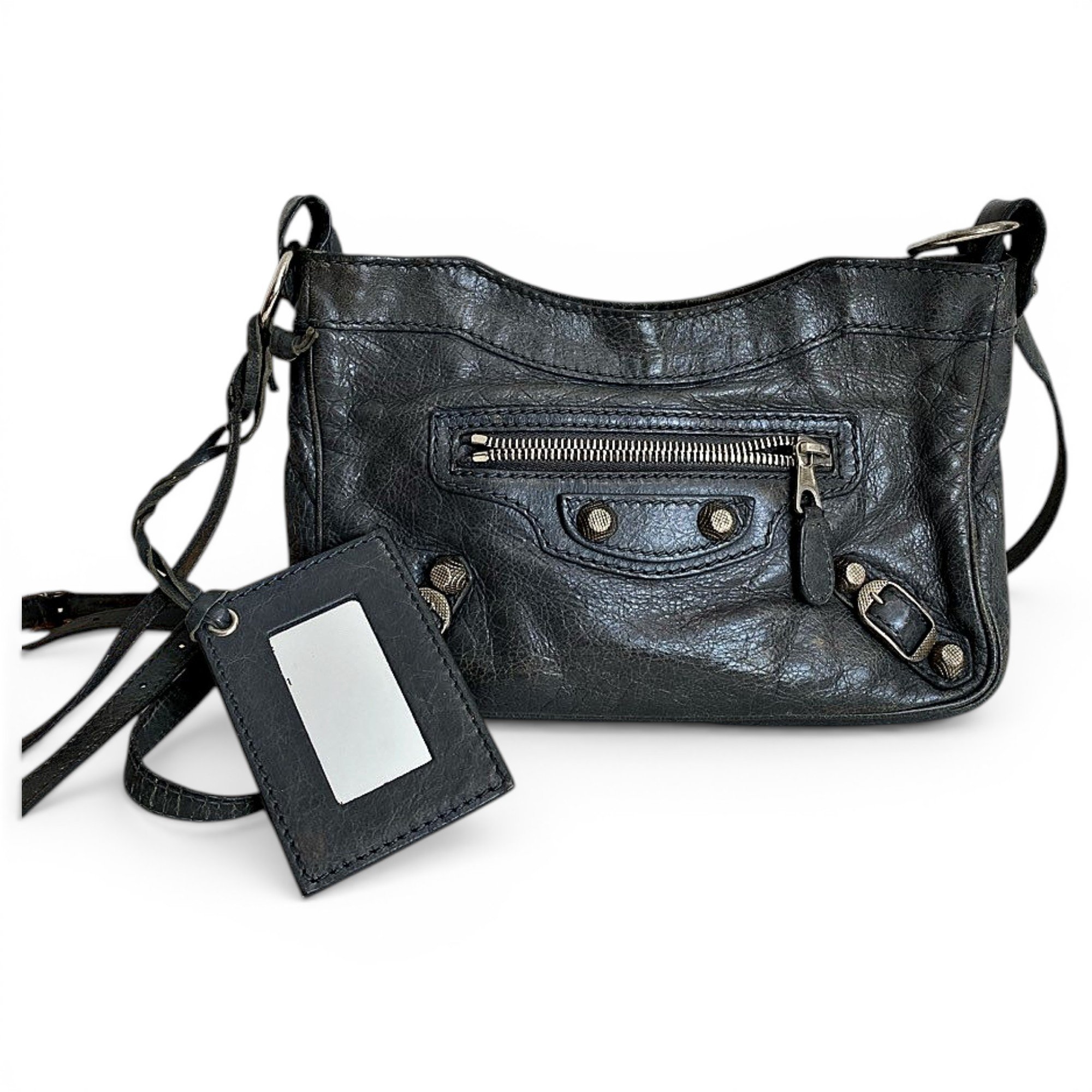 Leather crossbody bag