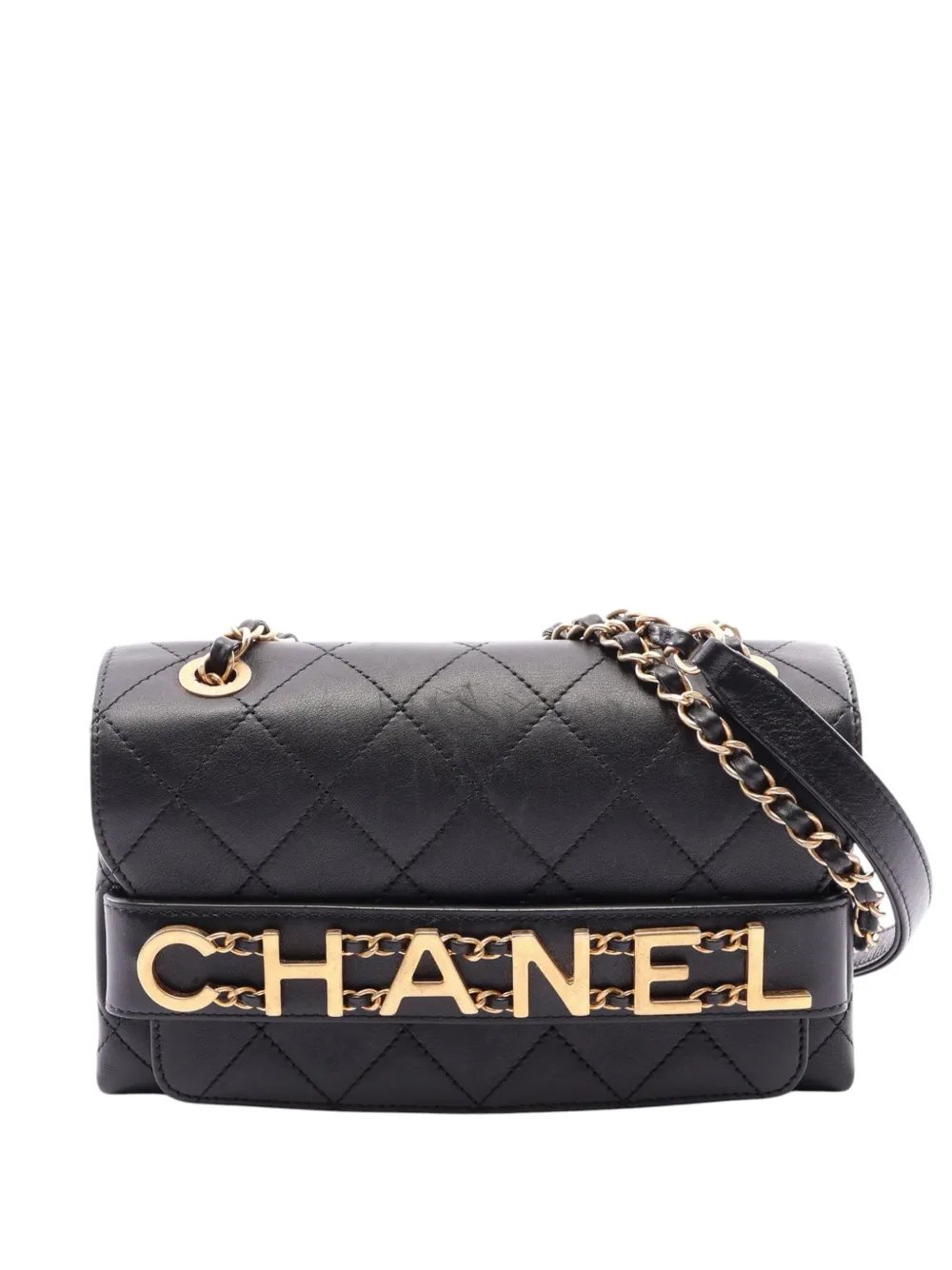 2019 Small Quilted Calfskin Enchained Flap shoulder bag