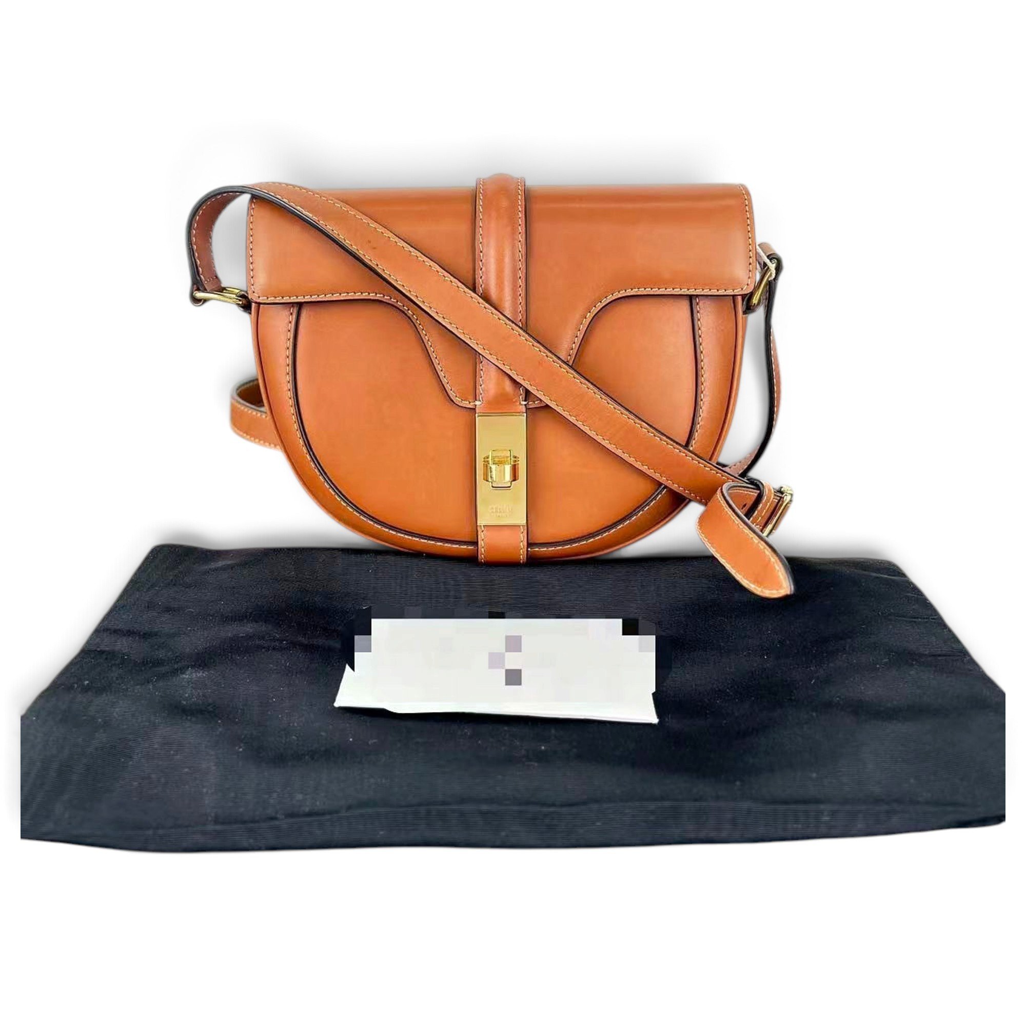 SAC 16 BESACE leather handbag
