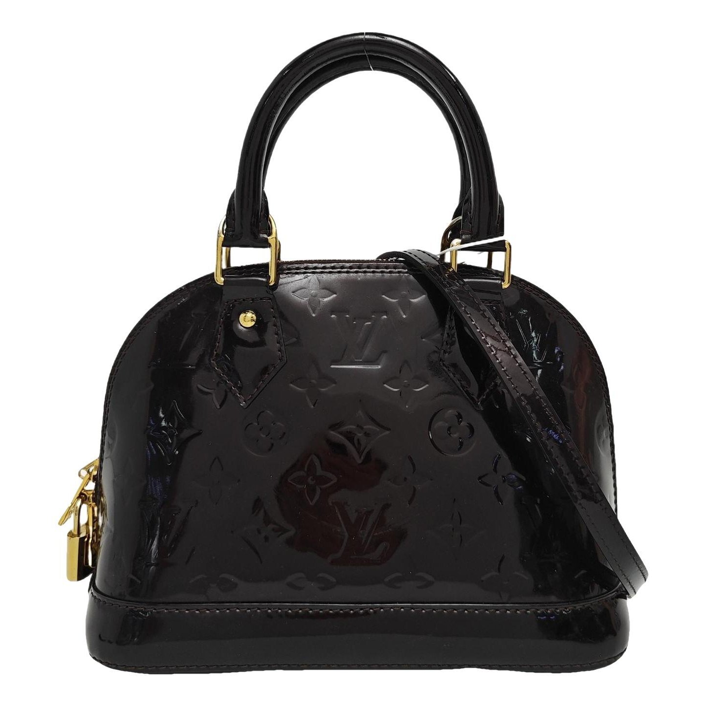Alma patent leather handbag