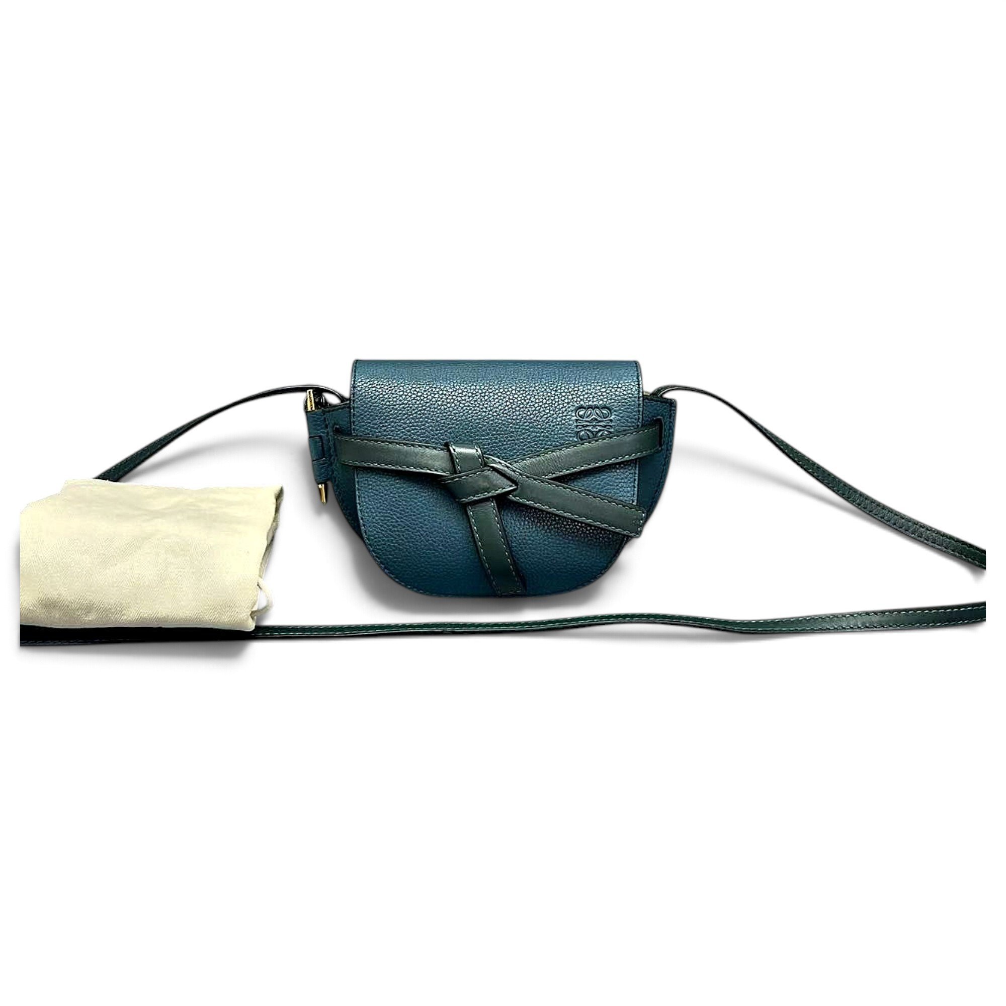 Gate leather crossbody bag