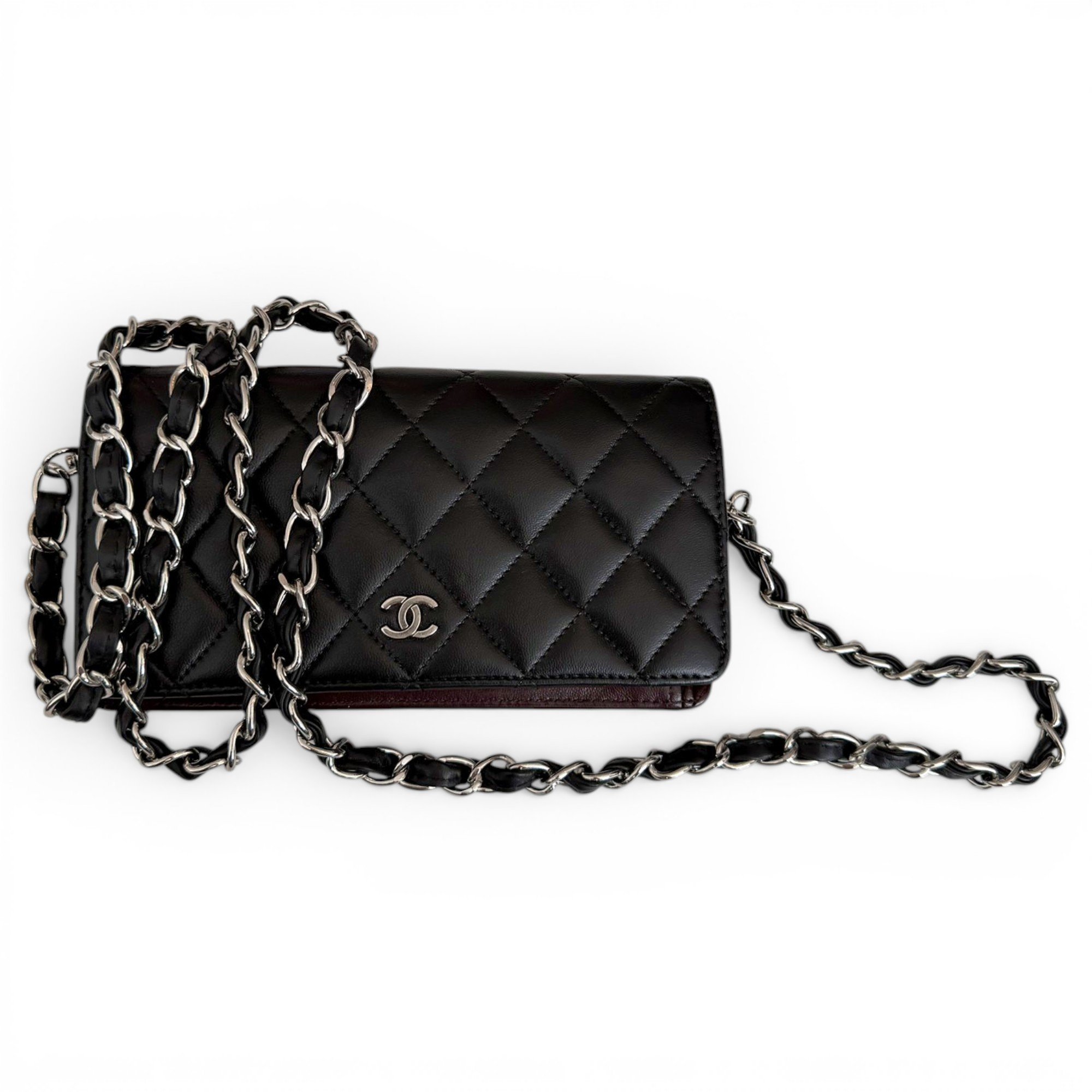 Wallet On Chain Timeless/Classique leather crossbody bag