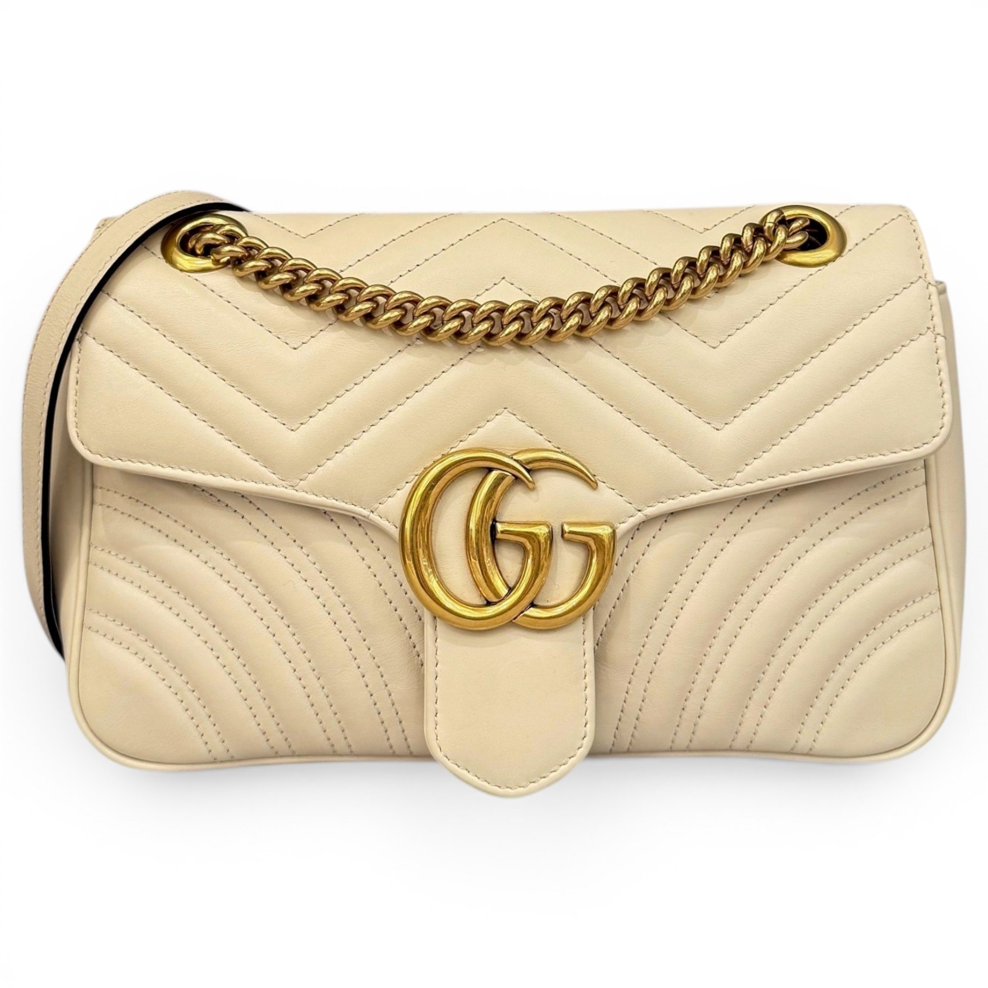 GG Marmont pony-style calfskin handbag