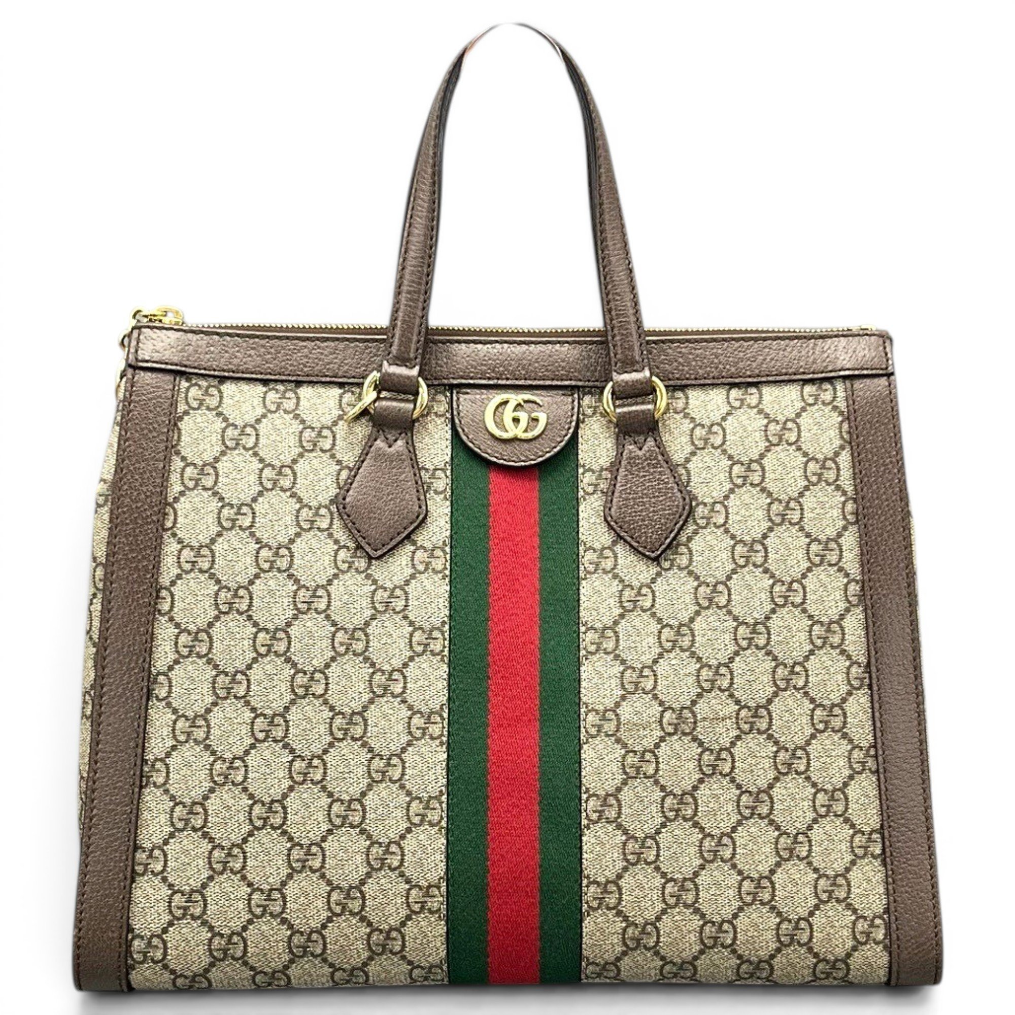 Leather tote