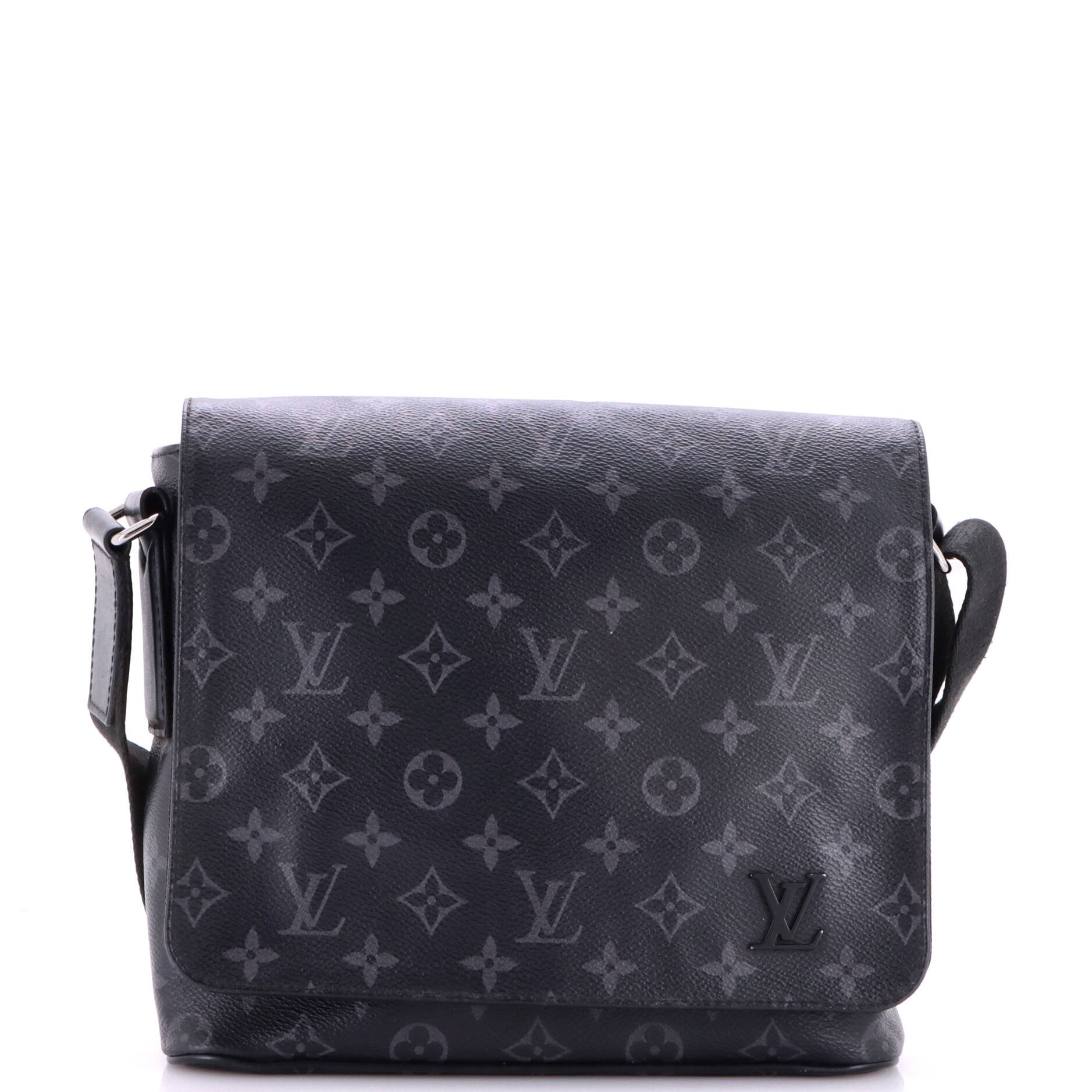 District Messenger Bag Monogram Eclipse Canvas PM