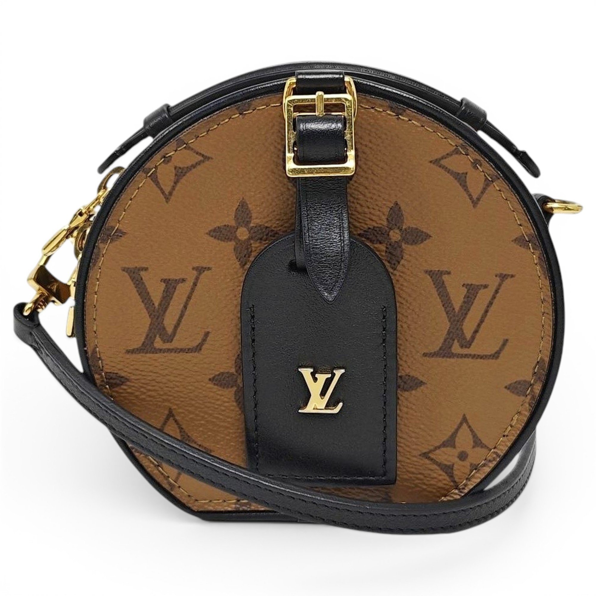 Micro boite chapeau leather handbag