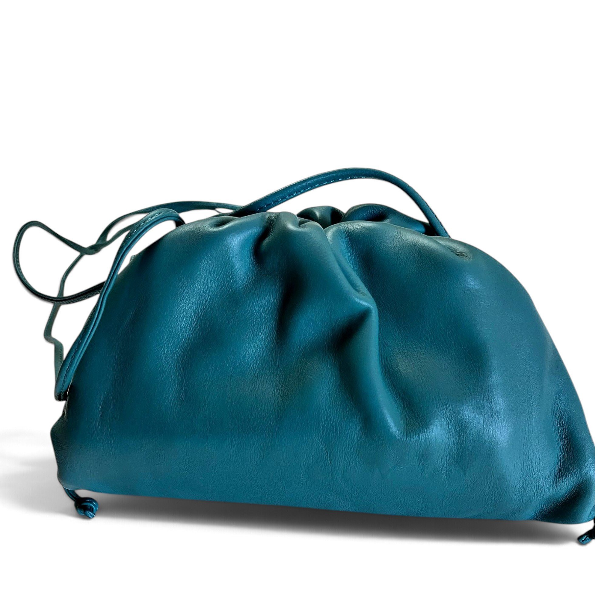 Pouch leather handbag