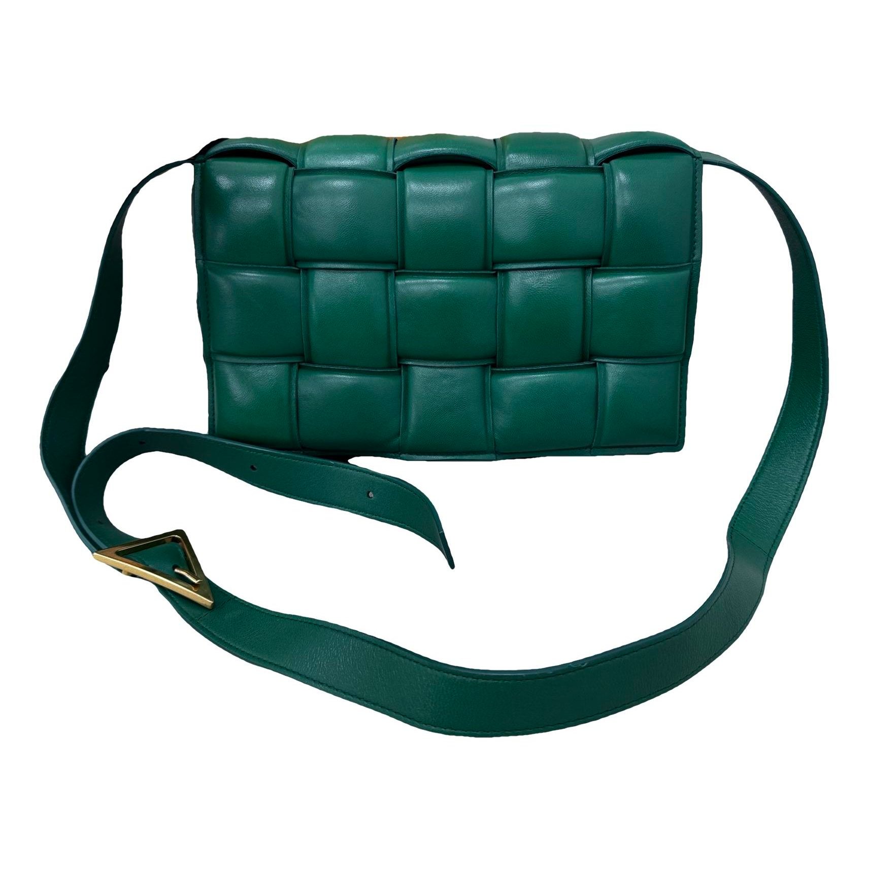 Cassette Padded leather handbag