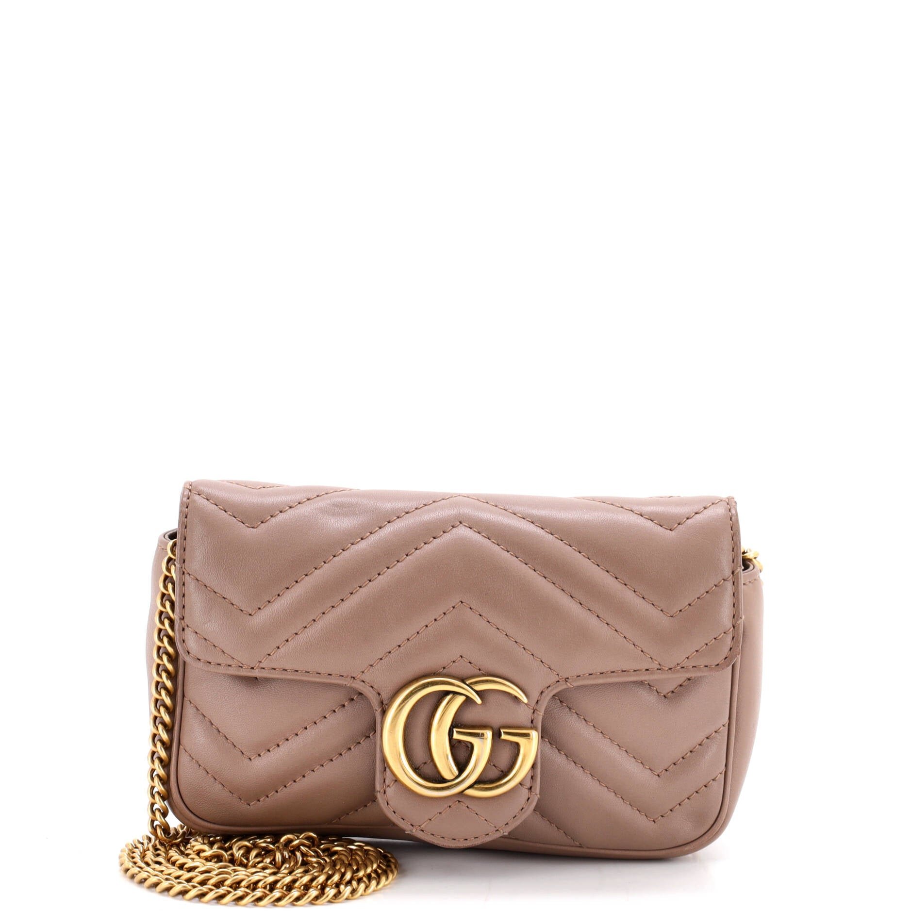 GG Marmont Flap Bag Matelasse Leather Super Mini