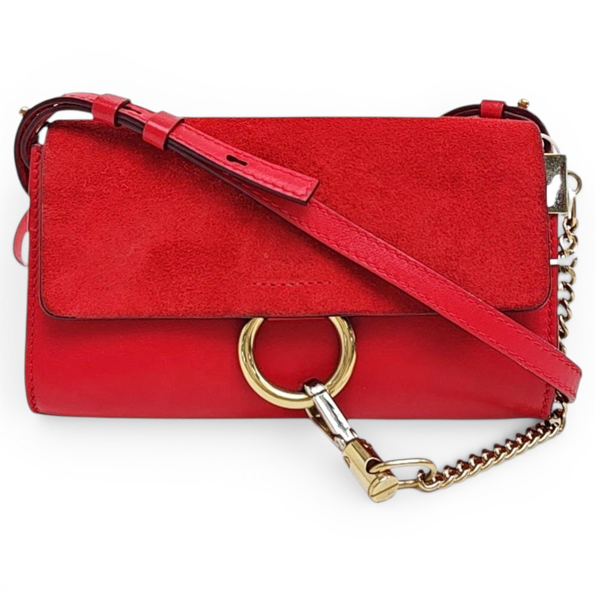 Faye leather handbag