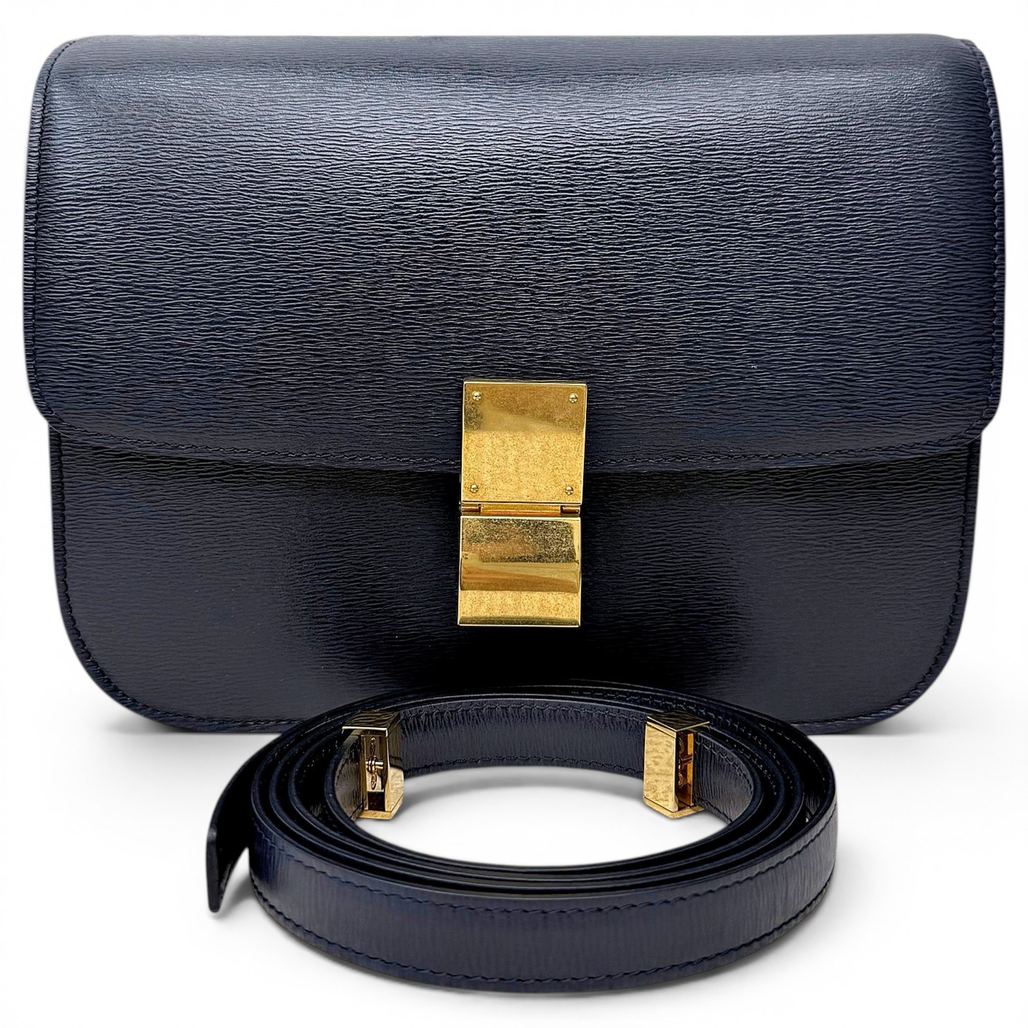 Classic leather handbag