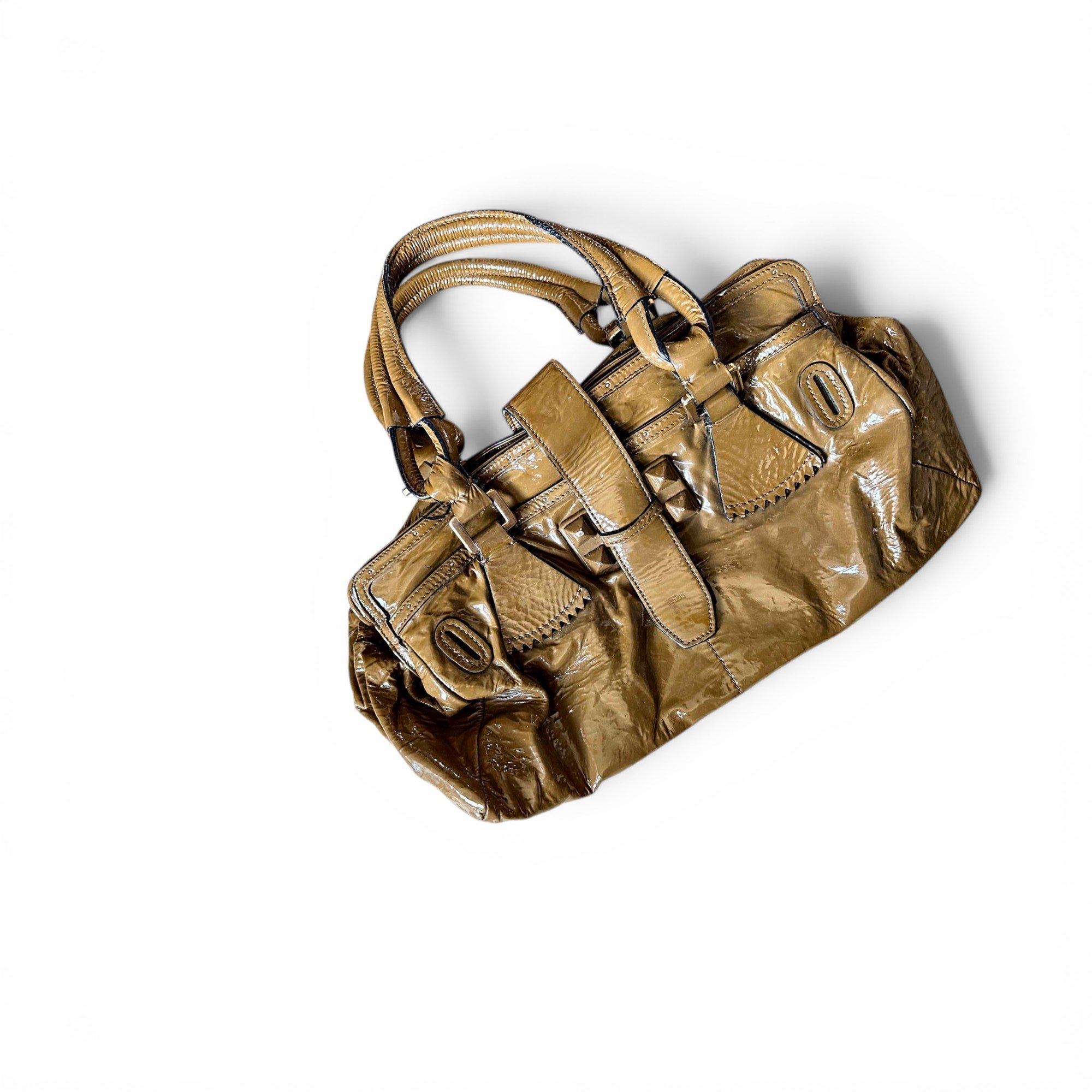 Paddington patent leather handbag