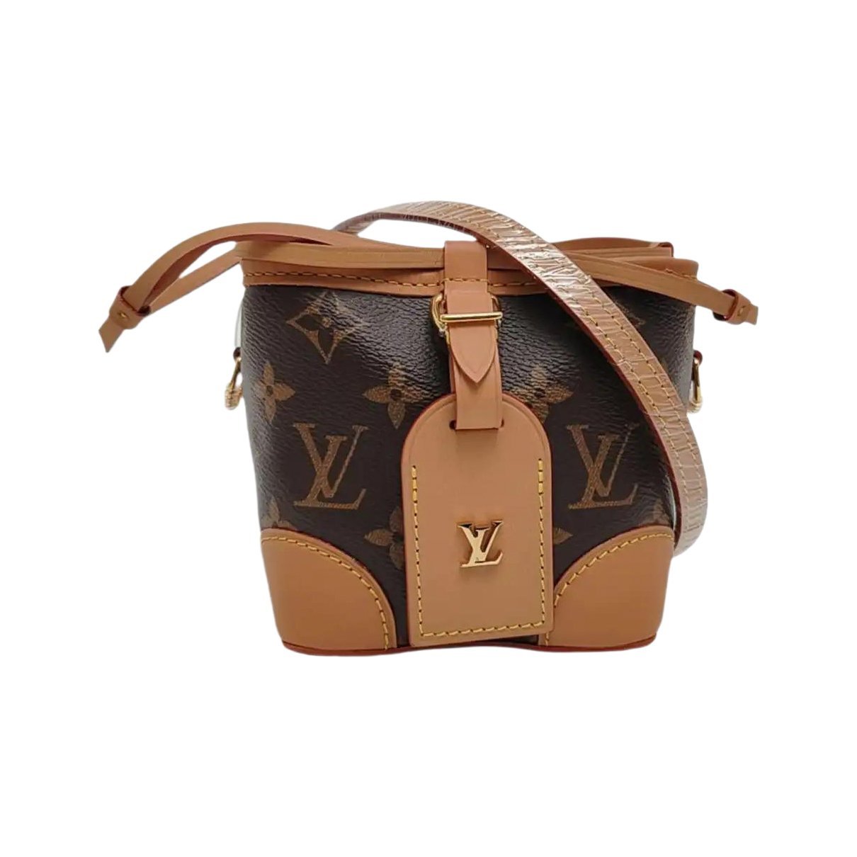 Nano Noé leather crossbody bag