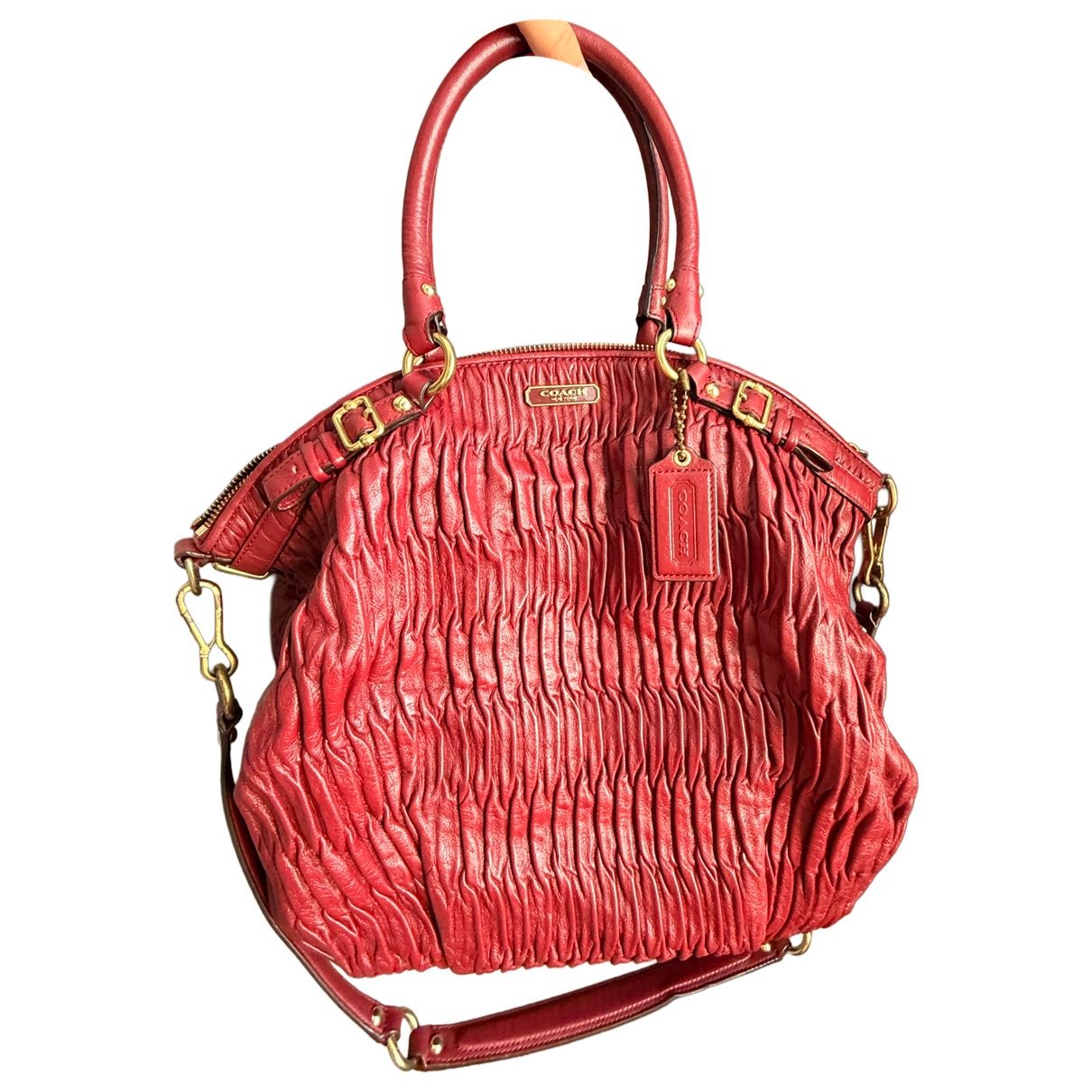 Leather satchel