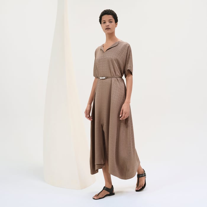 "Mosaique" Belted Caftan