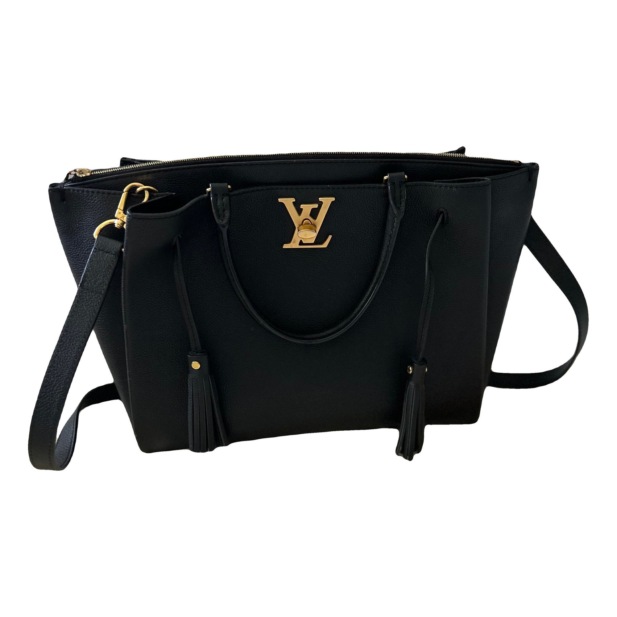 Lockmeto leather handbag