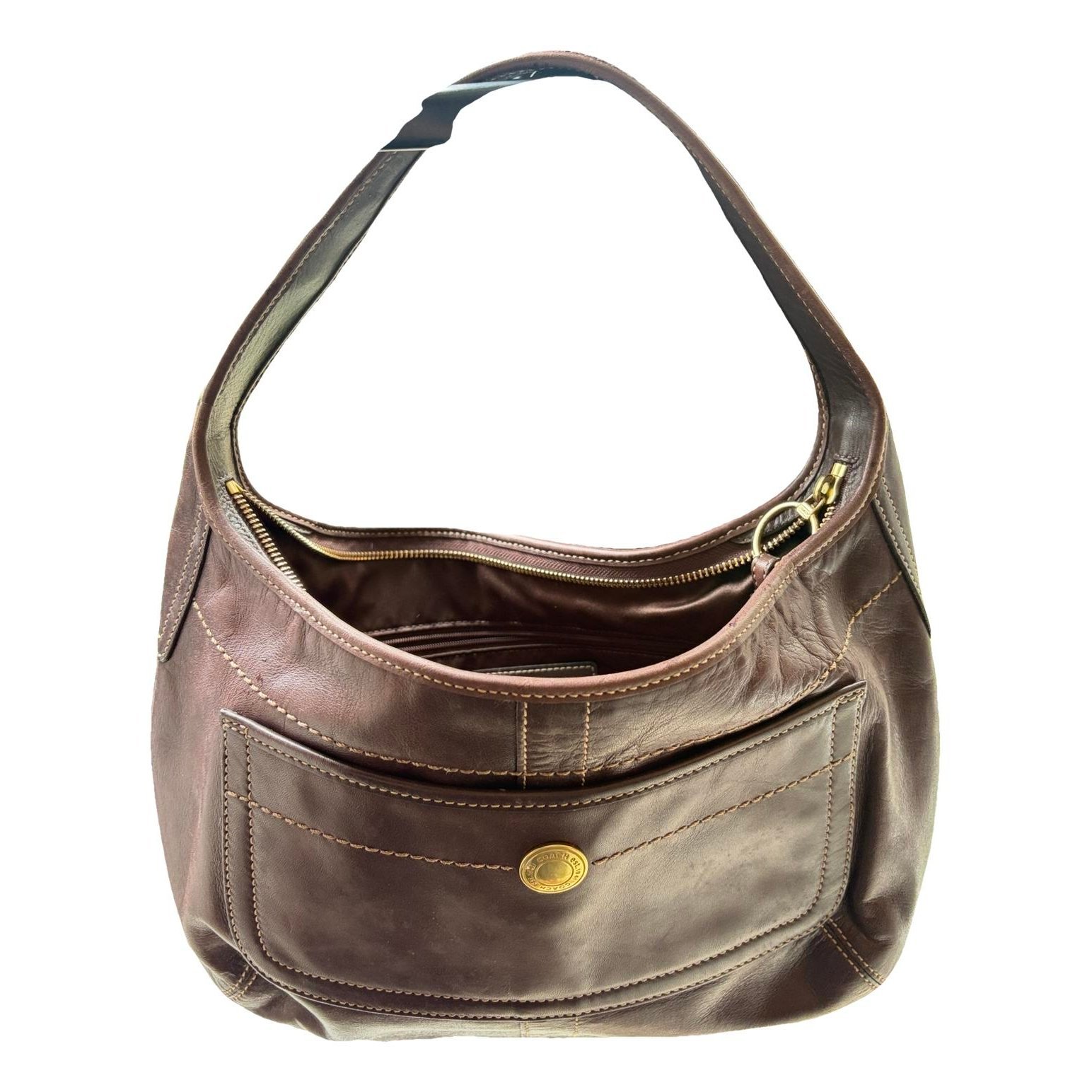 Leather handbag